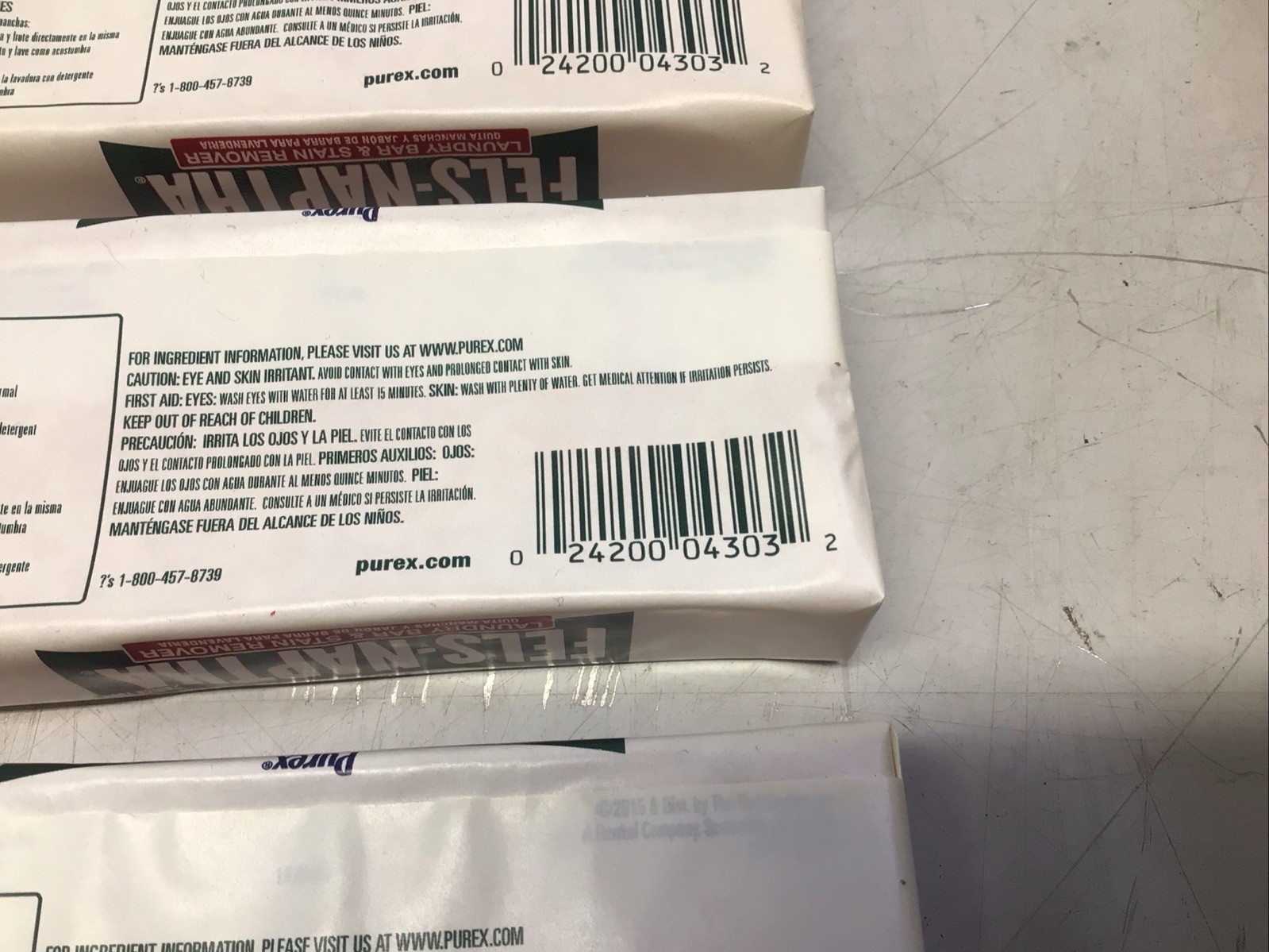 Fels-Naptha Laundry Bar Stain Remover 5 Oz Pack of 6 NO ZOUT