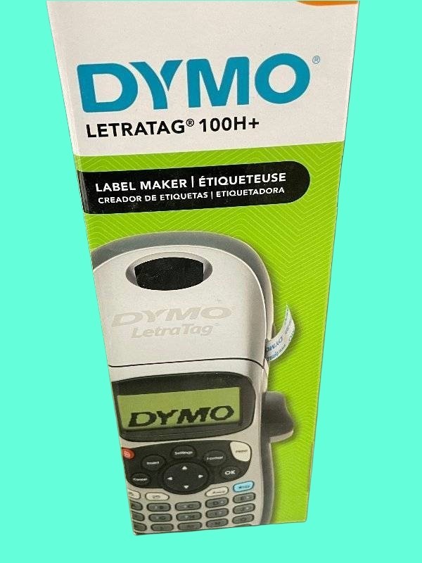 Dymo Handheld Label Maker (LetraTag 100H+ Plus) Value Pack with 3 Labeling Tapes