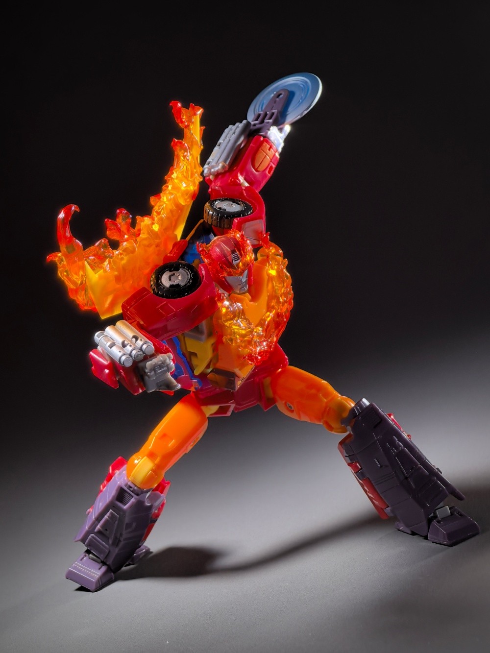 ABS Casting Flame Effect Upgrade Kit For SS86 Hot Rod Accessories-MSS STUDIO