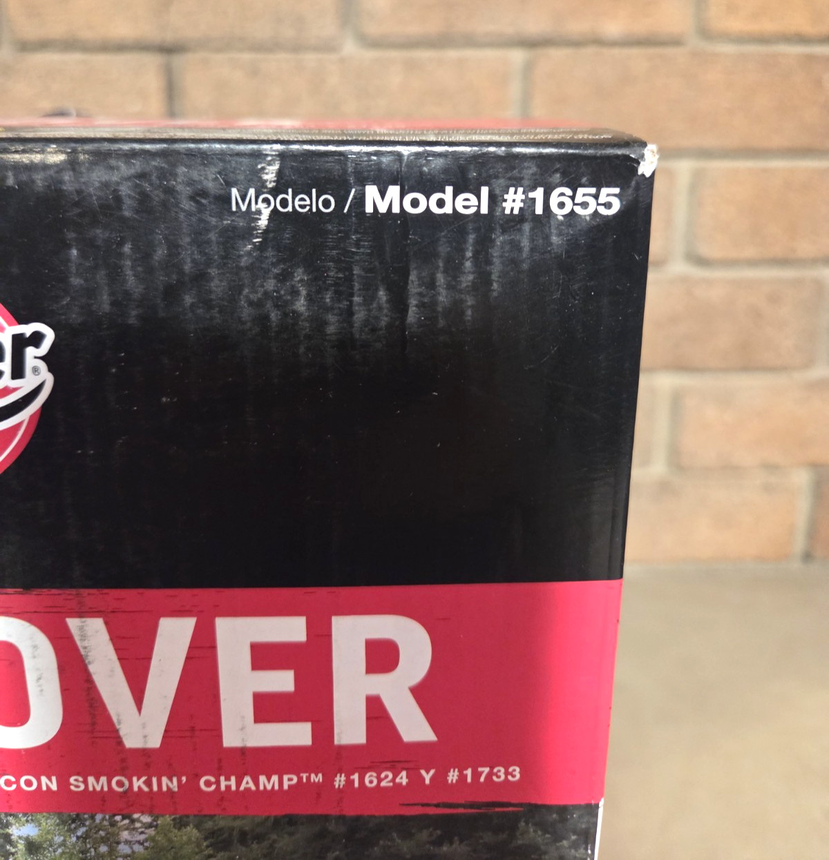 Char-Griller Grill Cover Black 1655 Fits Smokin Champ 1624 & 1733