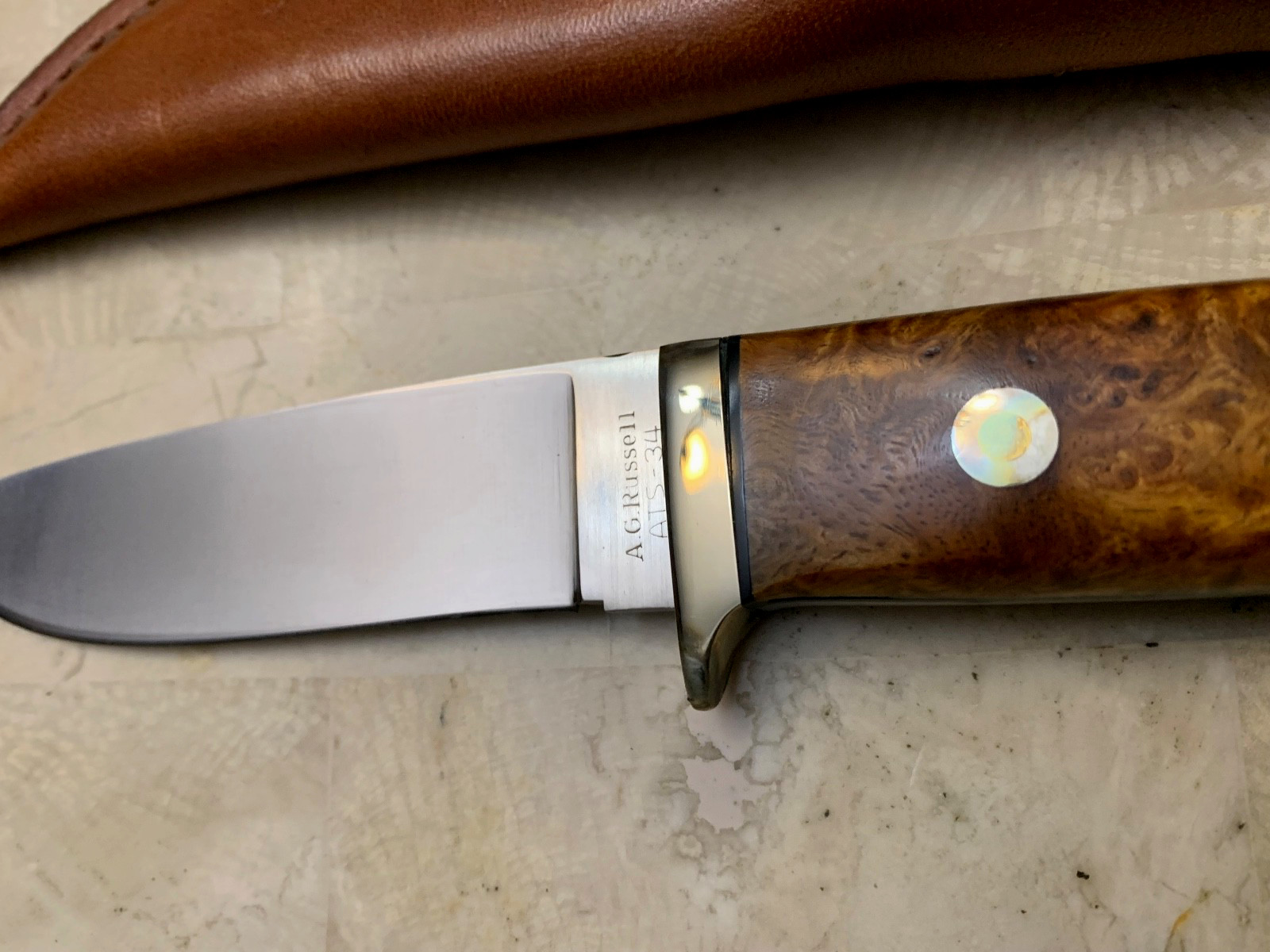 *A.G.Russell*RW Loveless Design *Beretta* USA Knife Model Quince Seki Japan