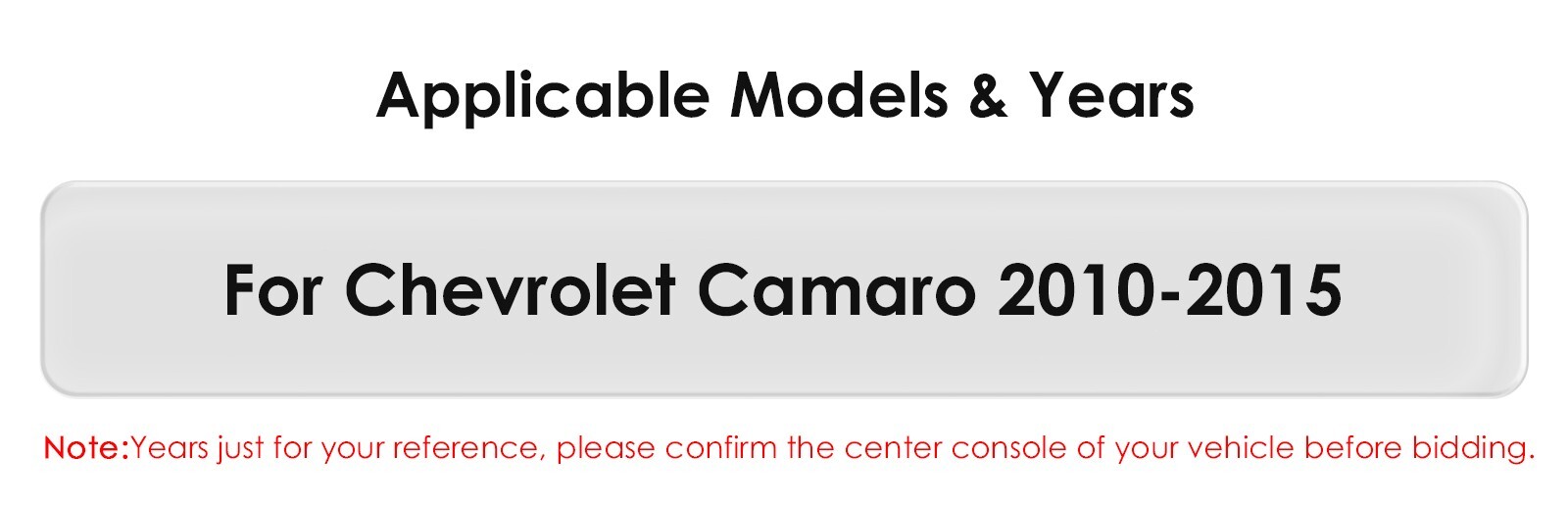 For Chevrolet Camaro 2010-2015 Android14 Apple CarPlay Car Stereo Radio GPS Nav