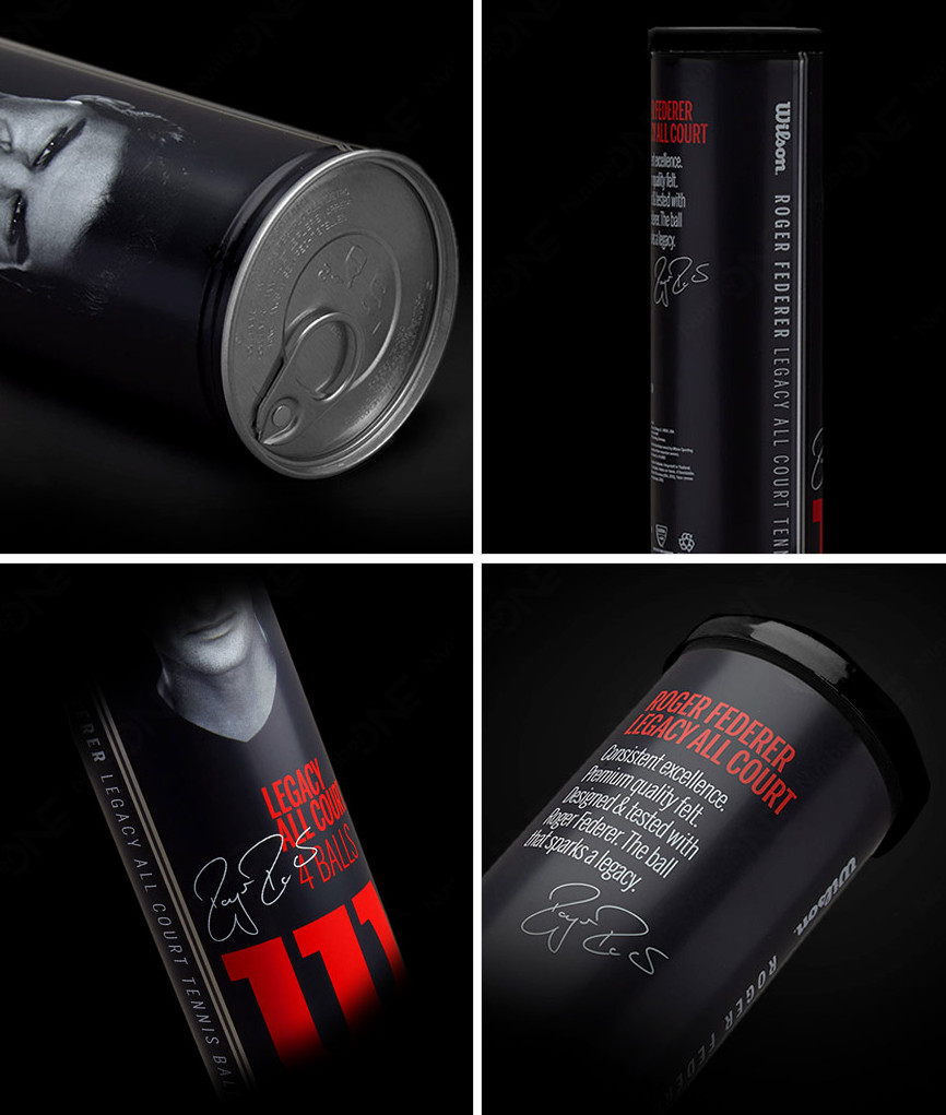 Wilson RF Legacy Tennis Ball Racquet Racket Sports 4Balls/Can NWT WRT11990M