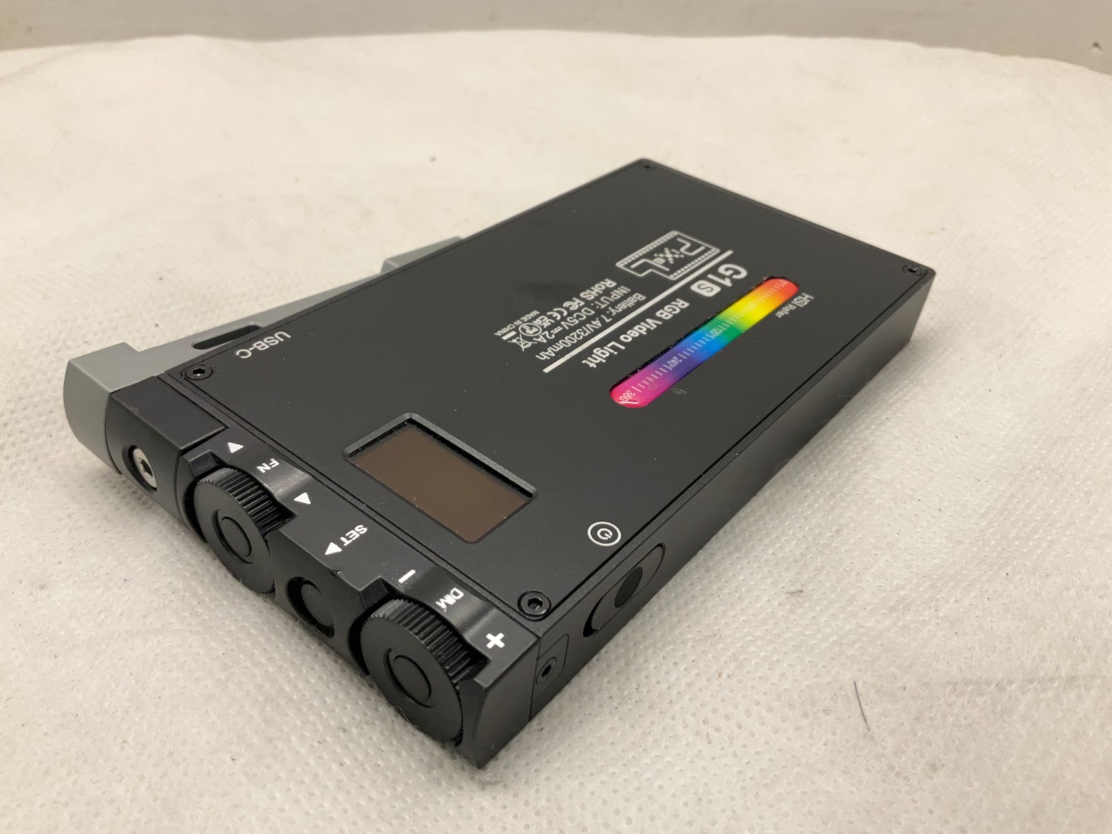 Pixel G1s RGB Video Light, Built-in 12W Rechargeable Battery LED Camera Light