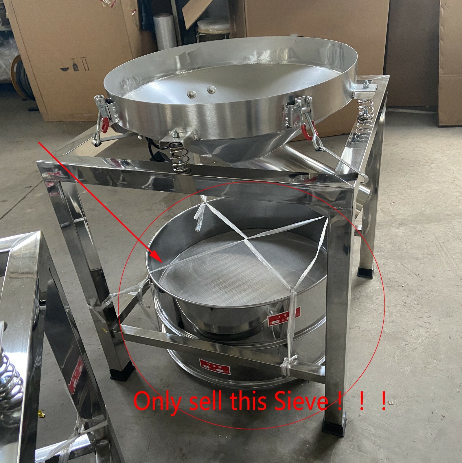 Stainless Steel Vibrating Screen Replacement Sieve, 10-200 Mesh