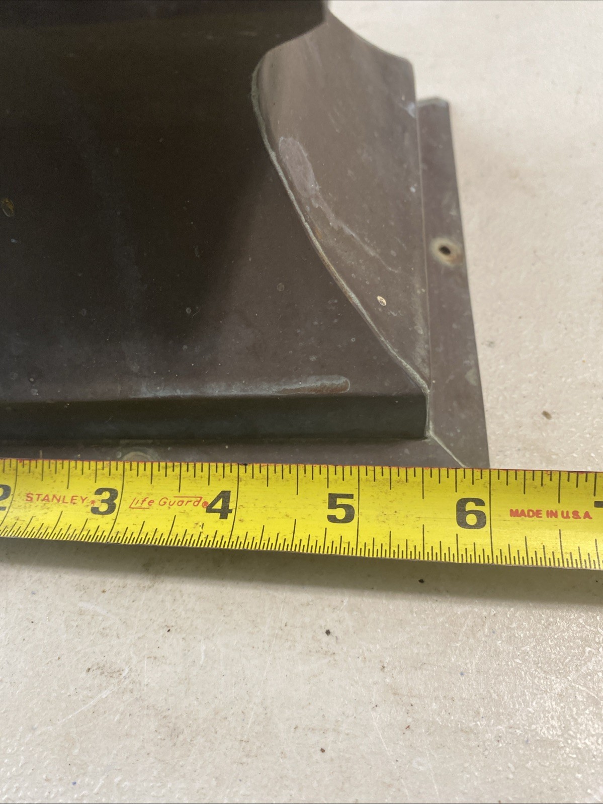 Unique Large Copper Newel Post Finial Topper. Very Nice Patina