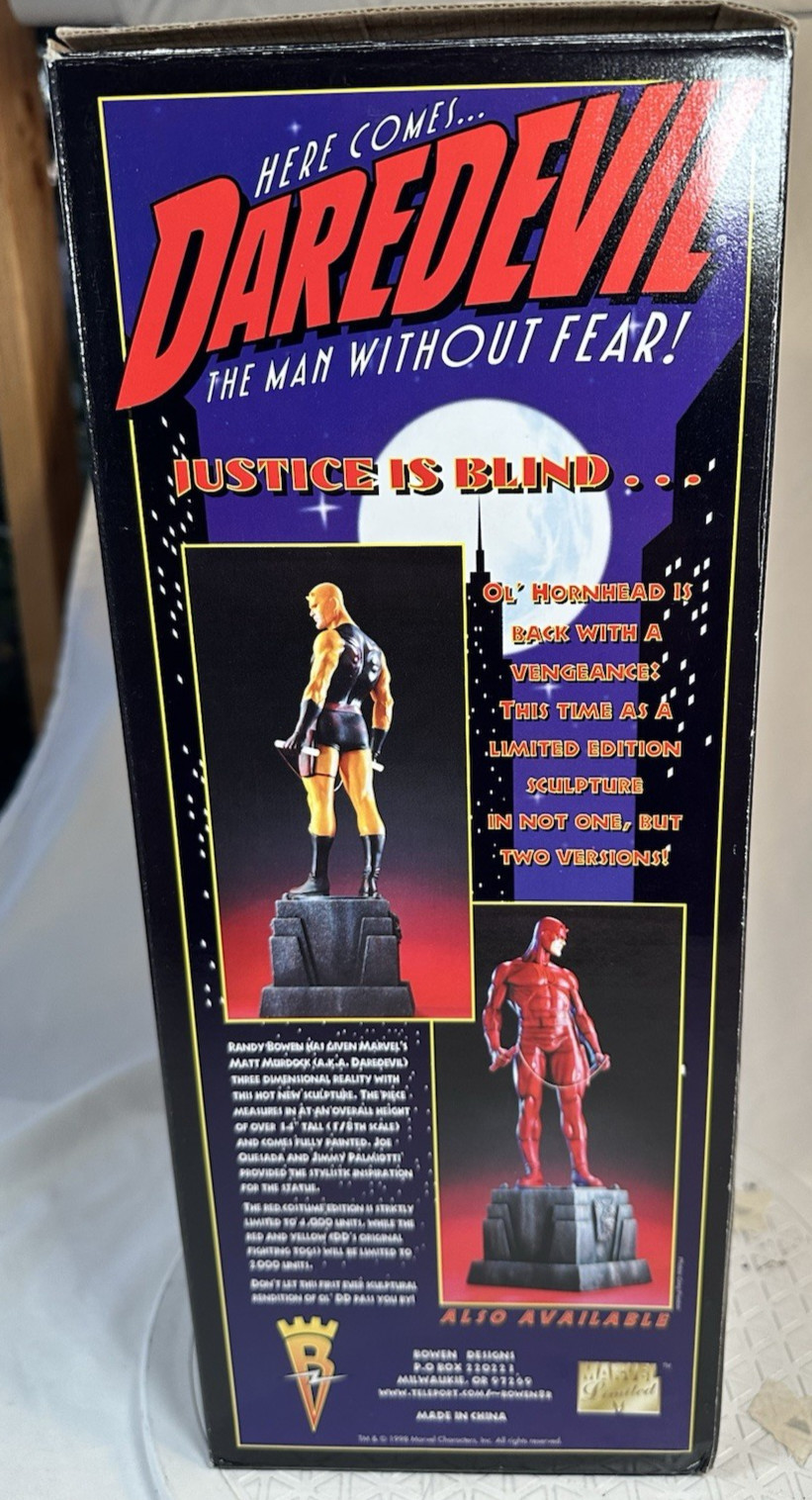 SIGNED!Set of Two Number 1s. MARVEL BOWEN DAREDEVIL THE MAN WITHOUT FEAR (S6)