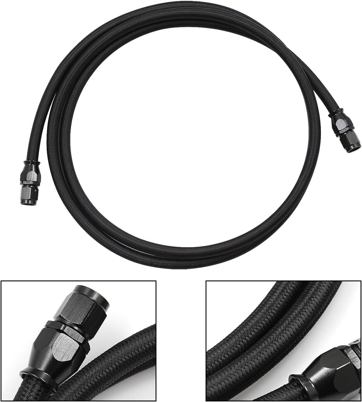 7 Ft 6AN transmission cooler lines Compatible with 4L60 700R4 TH350 TH400