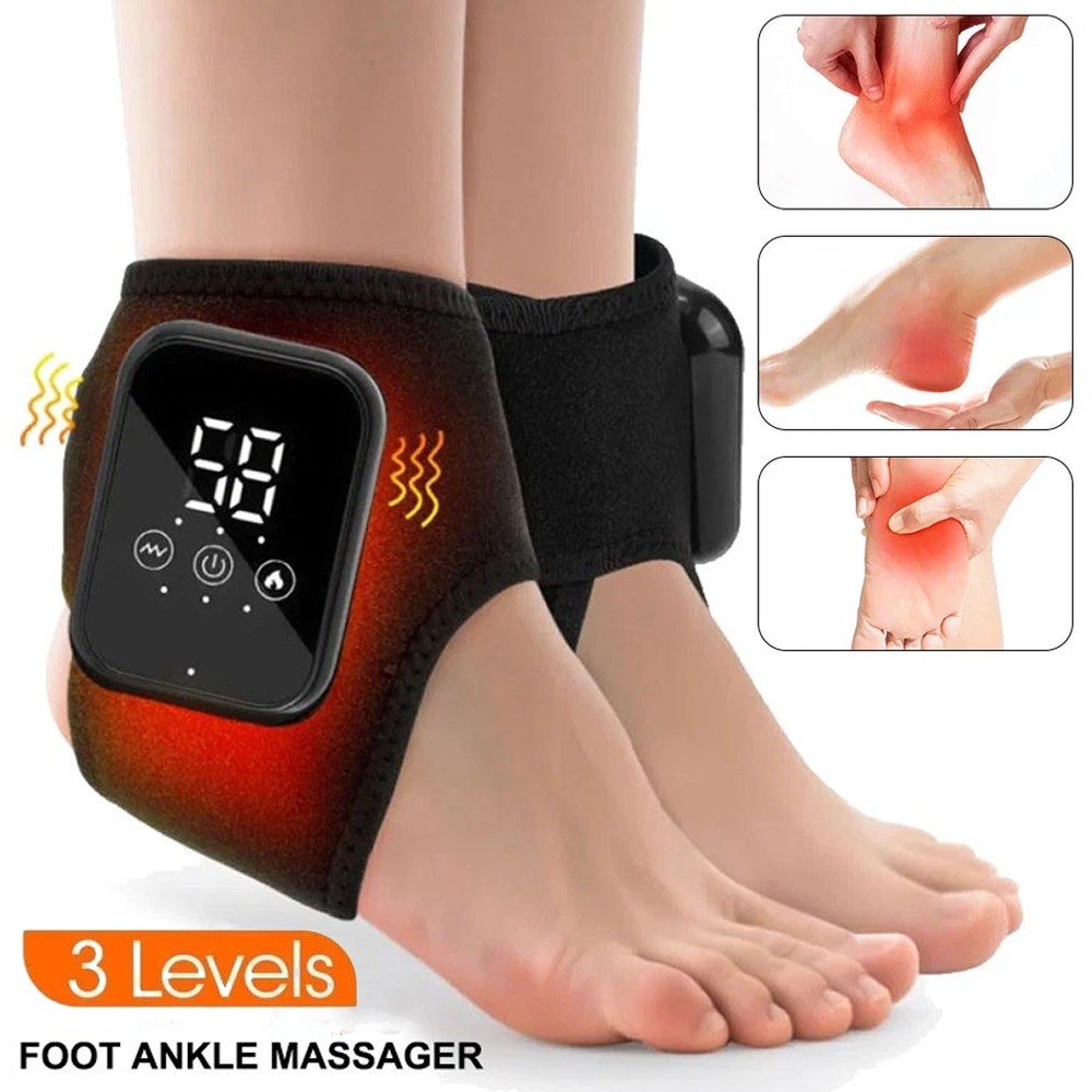 Foot Renew Triple Method Massager Heat Vibration for Heel Arch Ankle Neuropathy