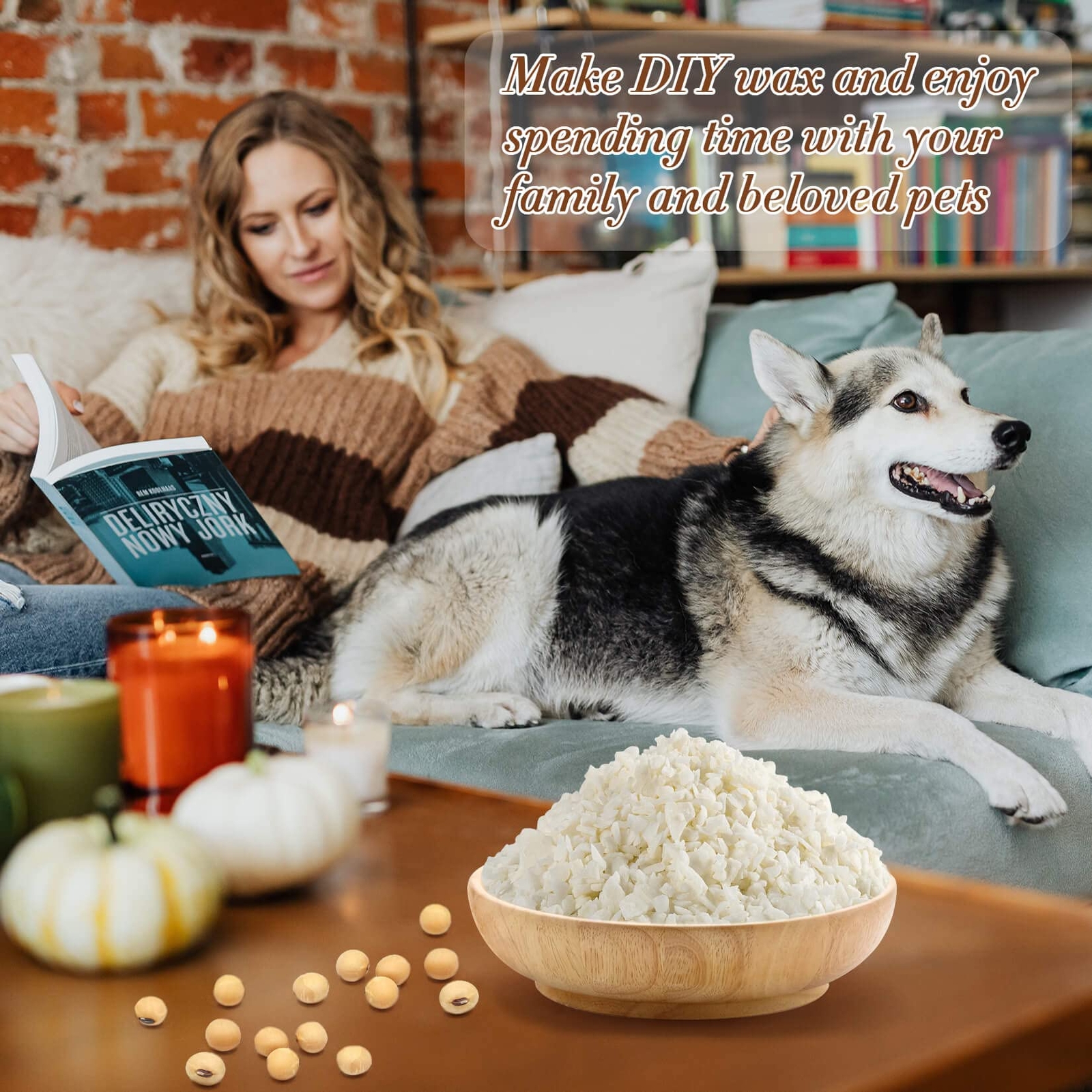 tSoy Wax for Candle Making - 430g Natural Soy Wax Flakes Pure Soy Wax Candle ...