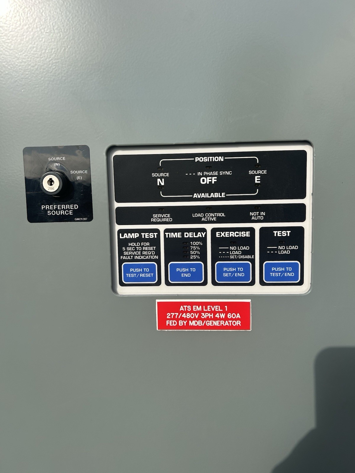 KOHLER KCT-AMWA- 0600S 600A 480V AUTOMATIC TRANSFER SWITCH