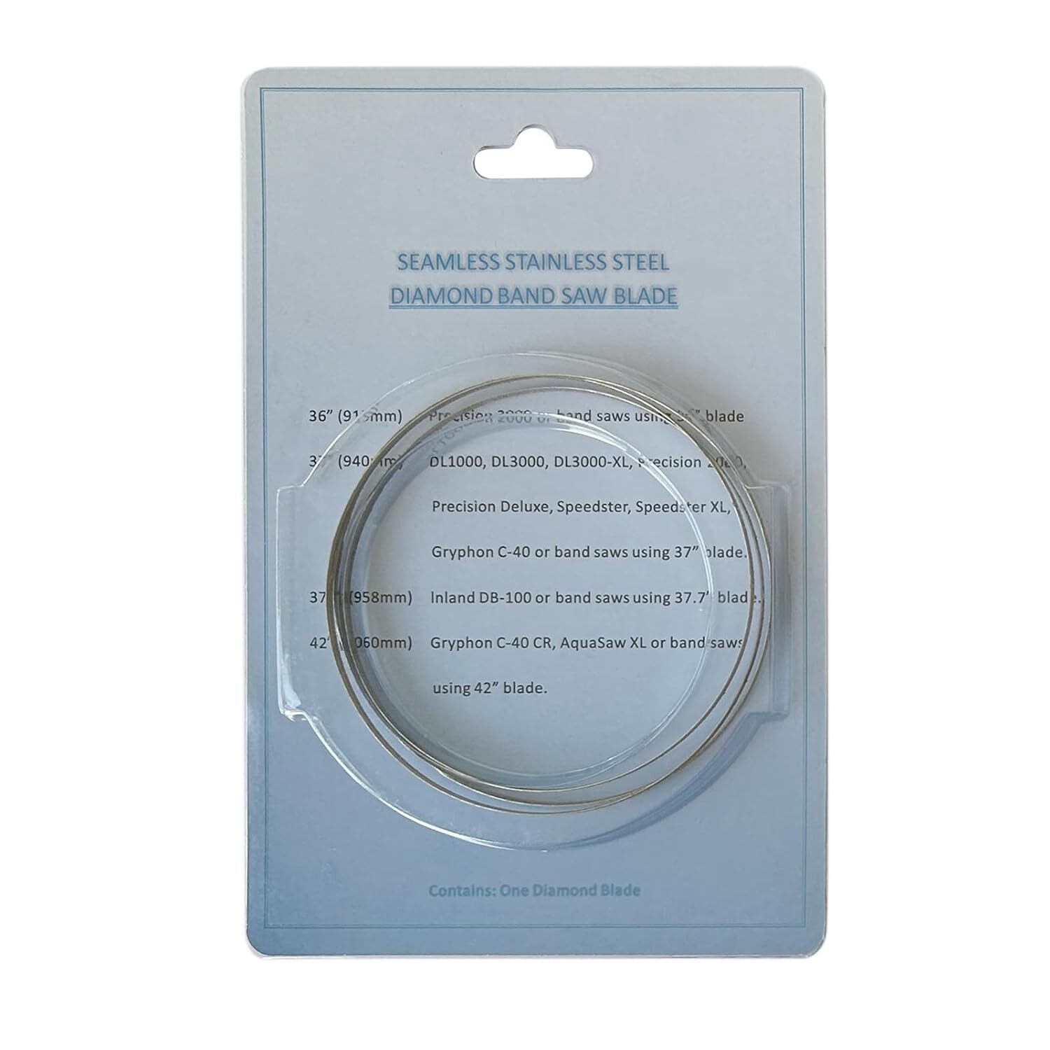 42''x1/8" Diamond Coated Replacement Band Saw Blade for C-40 CR custom