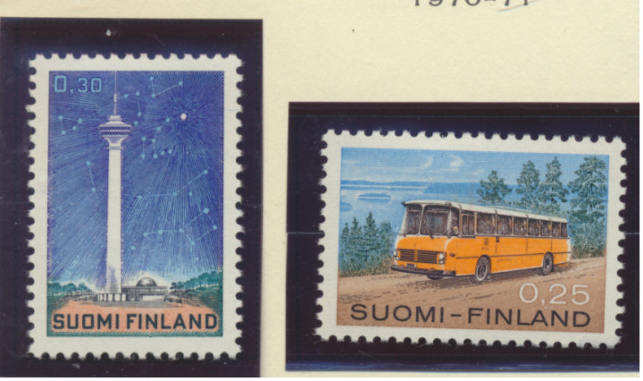 Finland Stamps Scott #460 To 461, Mint Hinged