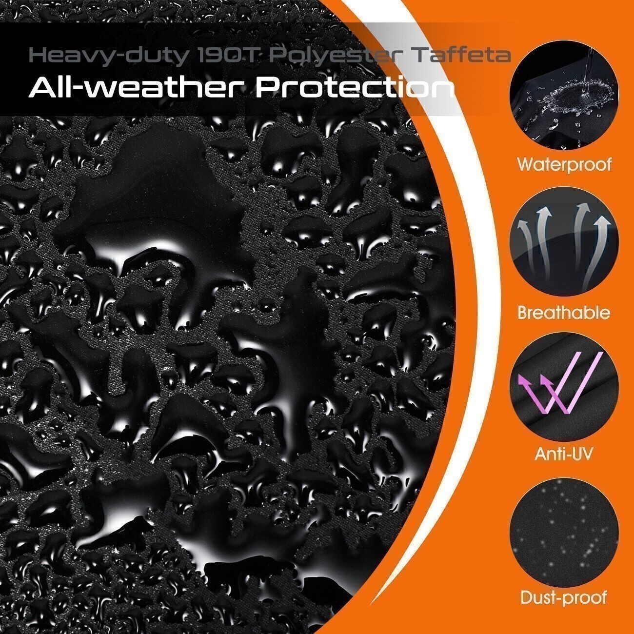 Outdoor Car Cover All Weather Protection for CHEVY CORVETTE C4 C3 C5 C6 C7 US