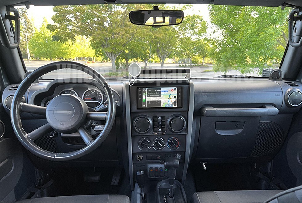 For Jeep Wrangler Unlimited 2007-2015 Apple Carplay 7" Car Radio Stereo GPS WIFI