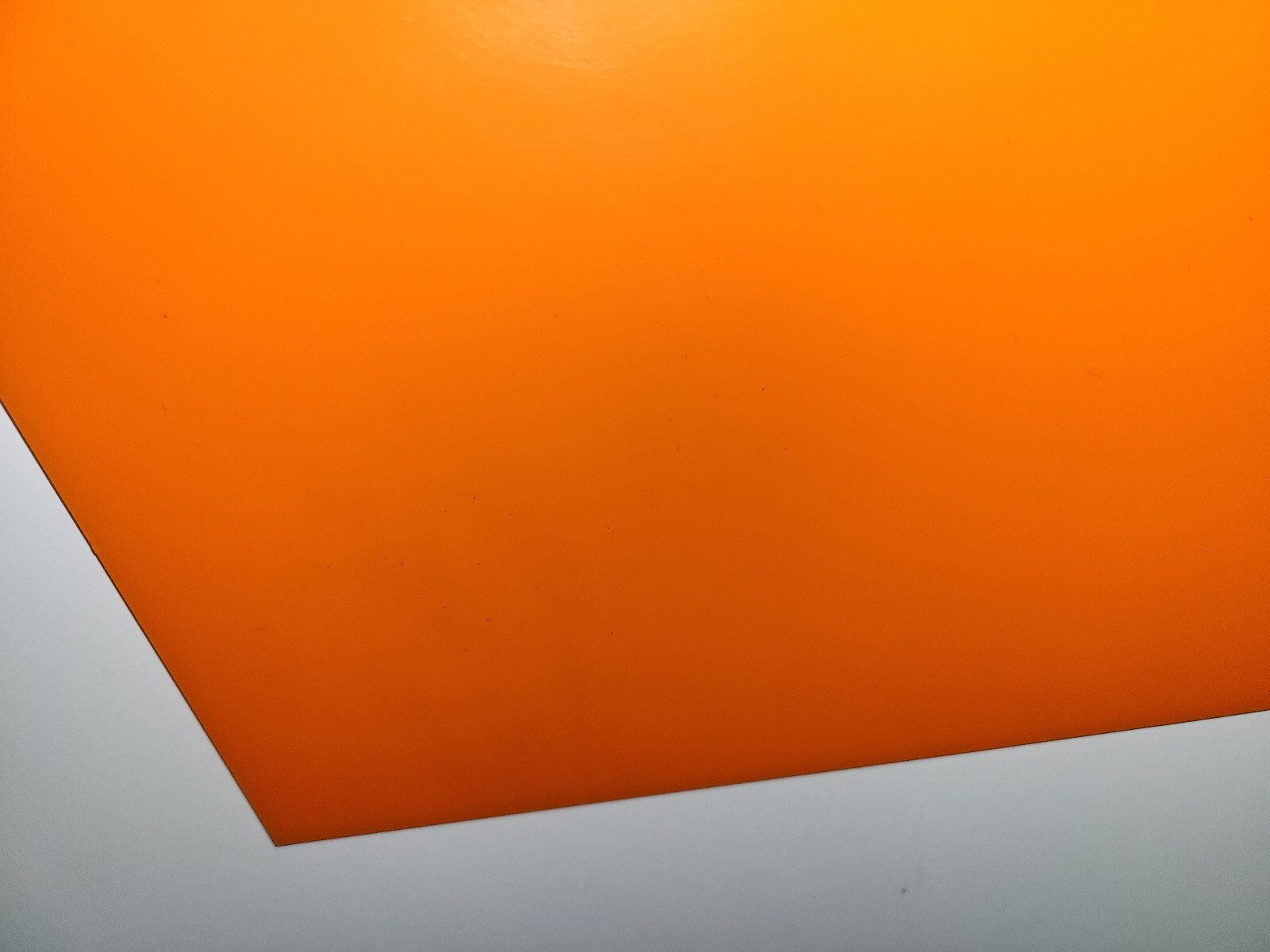 1/8" x 12" X 12" URETHANE / POLYURETHANE 80 A ORANGE SHEET