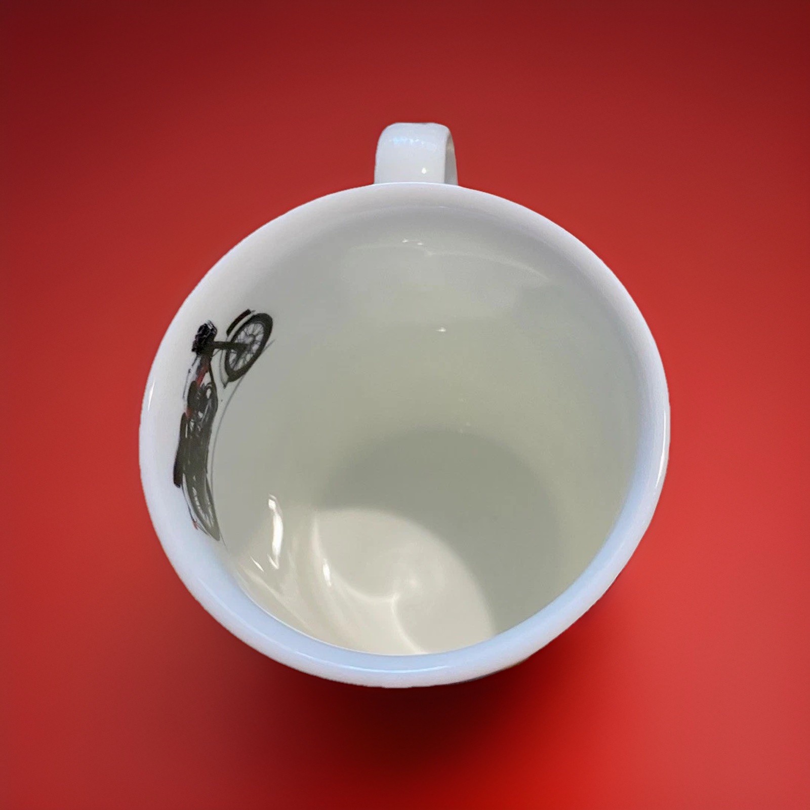 British Motorcycle Mug By Paul Kirkham. Made In England 2015. Fine Bone China