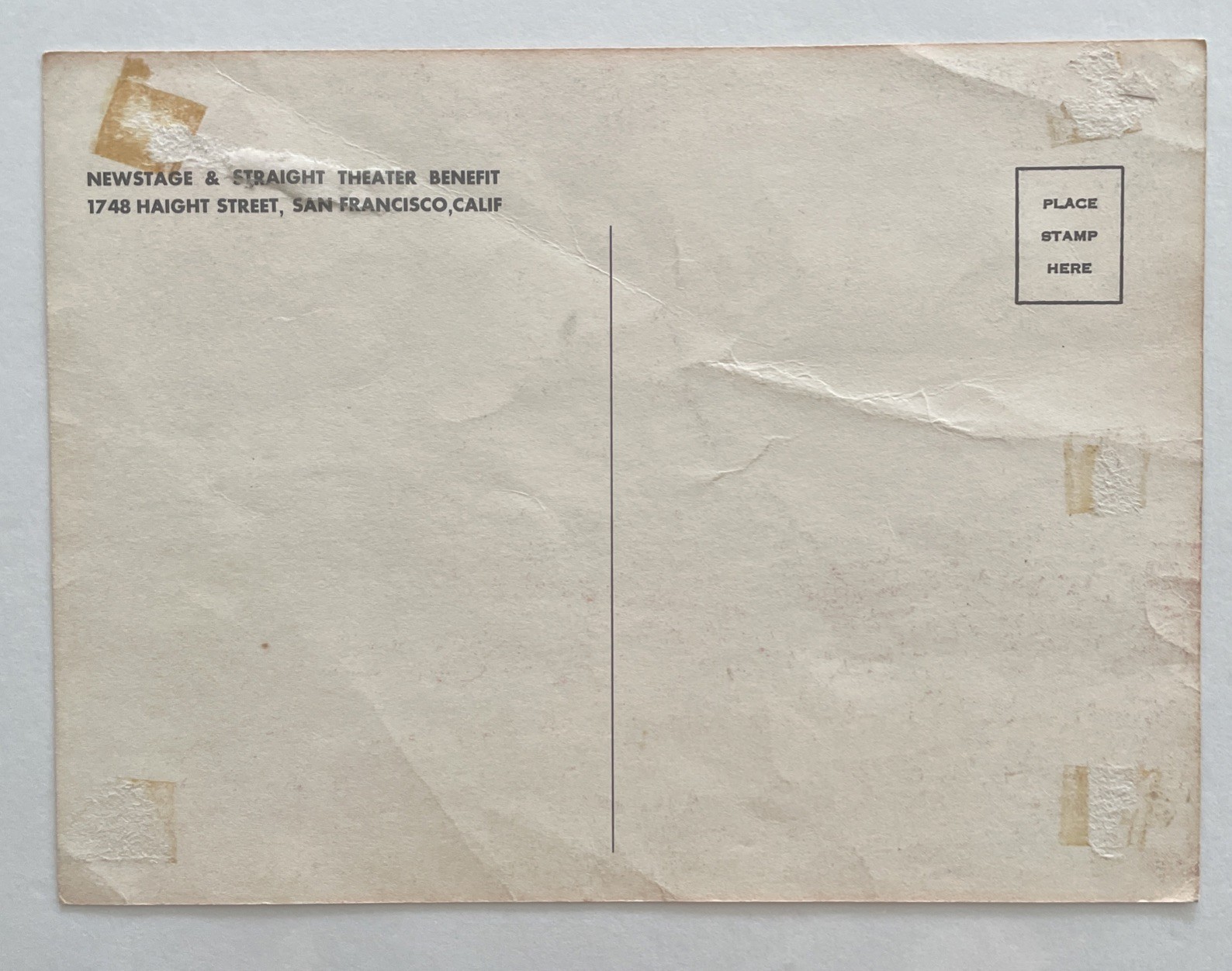 1967 Big Brother & Holding Co, Country Joe & The Fish, STRAIGHT THEATRE Handbill