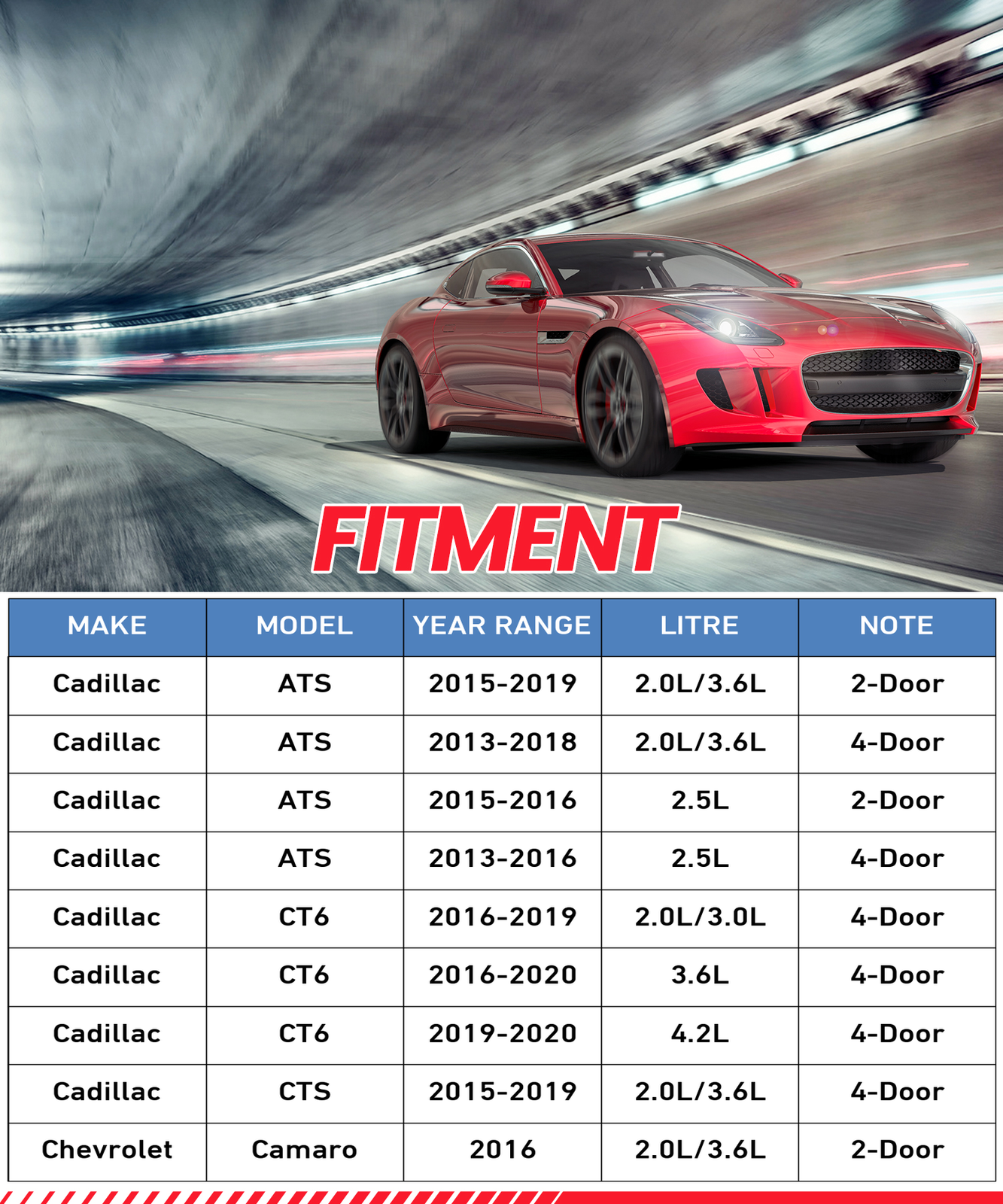 2x Brake Caliper for Chevrolet Camaro Cadillac ATS CTS CT6 Front Left & Right