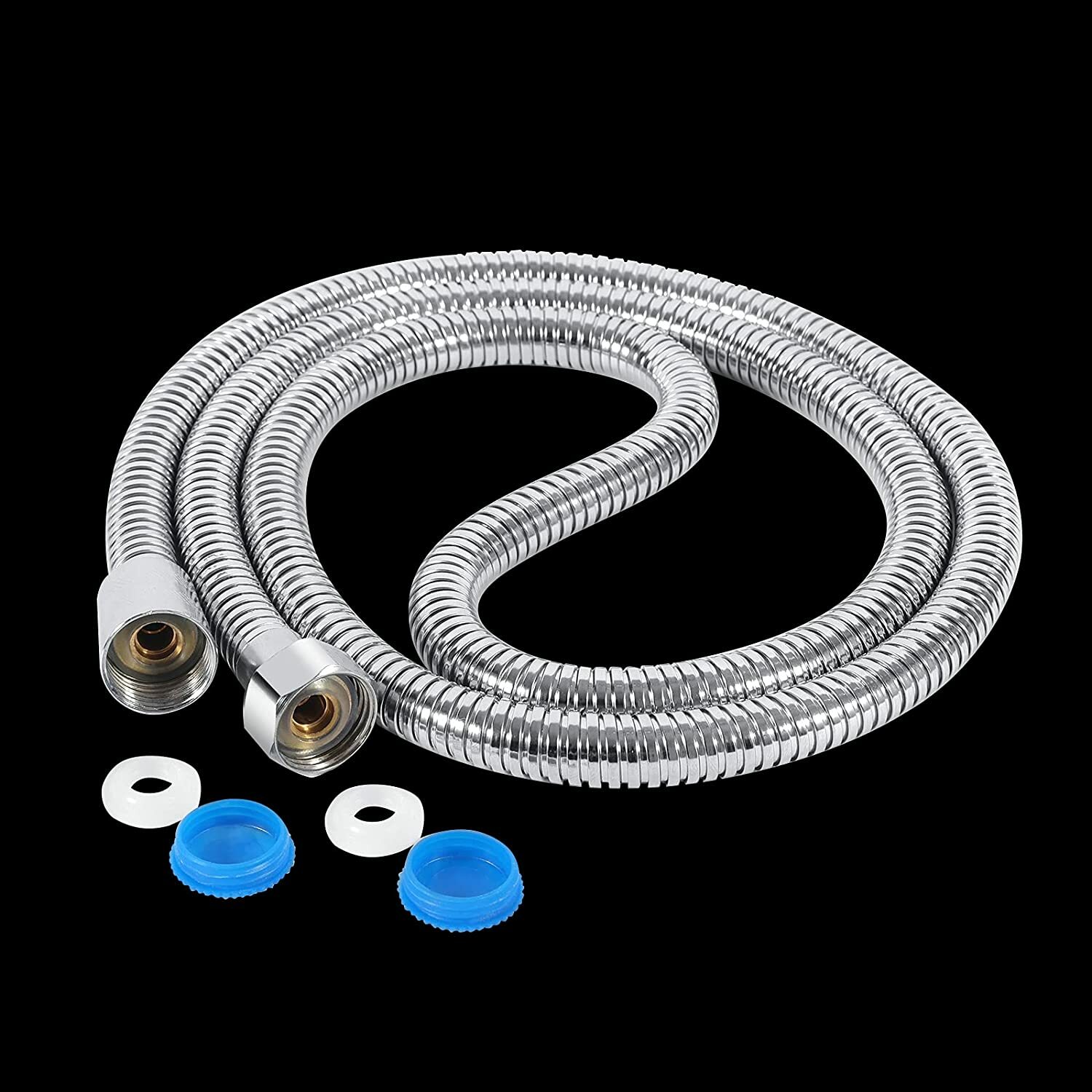 79" Shower Head Hose Handheld Extra Long Stainless Steel Bathroom Flexible Tube