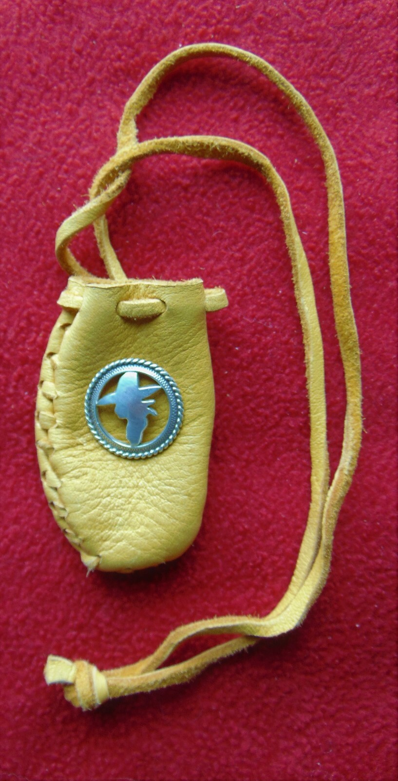 WESTERN COWBOY OR MOUNTAIN MAN OR WOMAN'S NEW LEATHER POSSIBLES BAG ~ & CONCHO