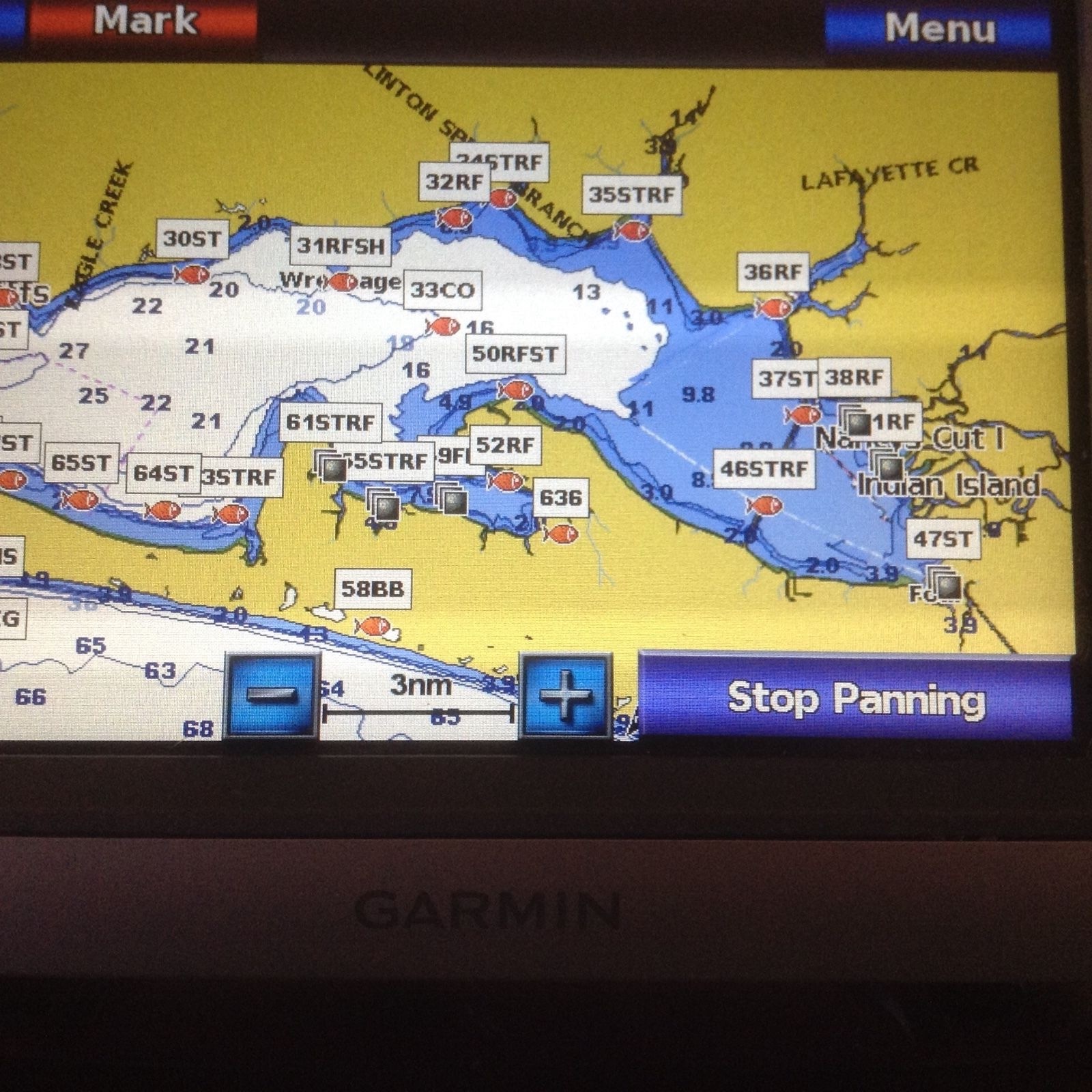 Garmin g3 Vision- Brownsville to Key Largo 2020 & Hot Spots Waypoints