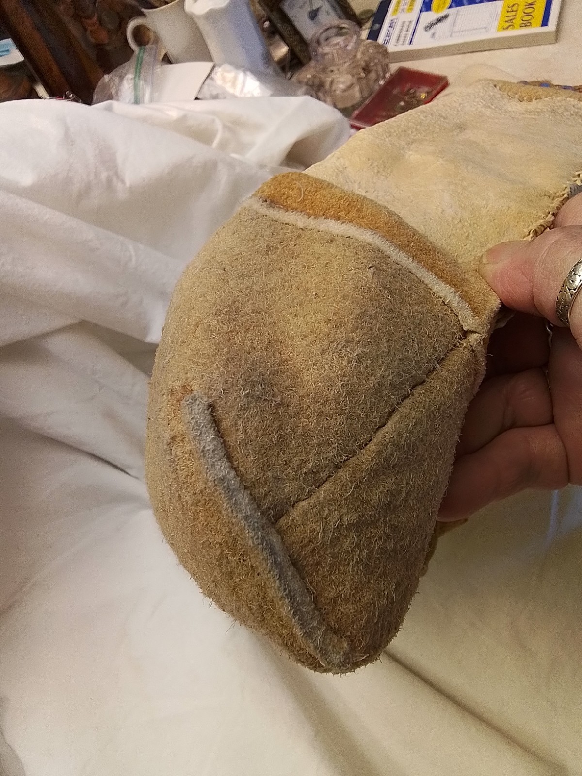 First Peoples Native American High Top Beaded Moccasins Cree Or Ojibwe?