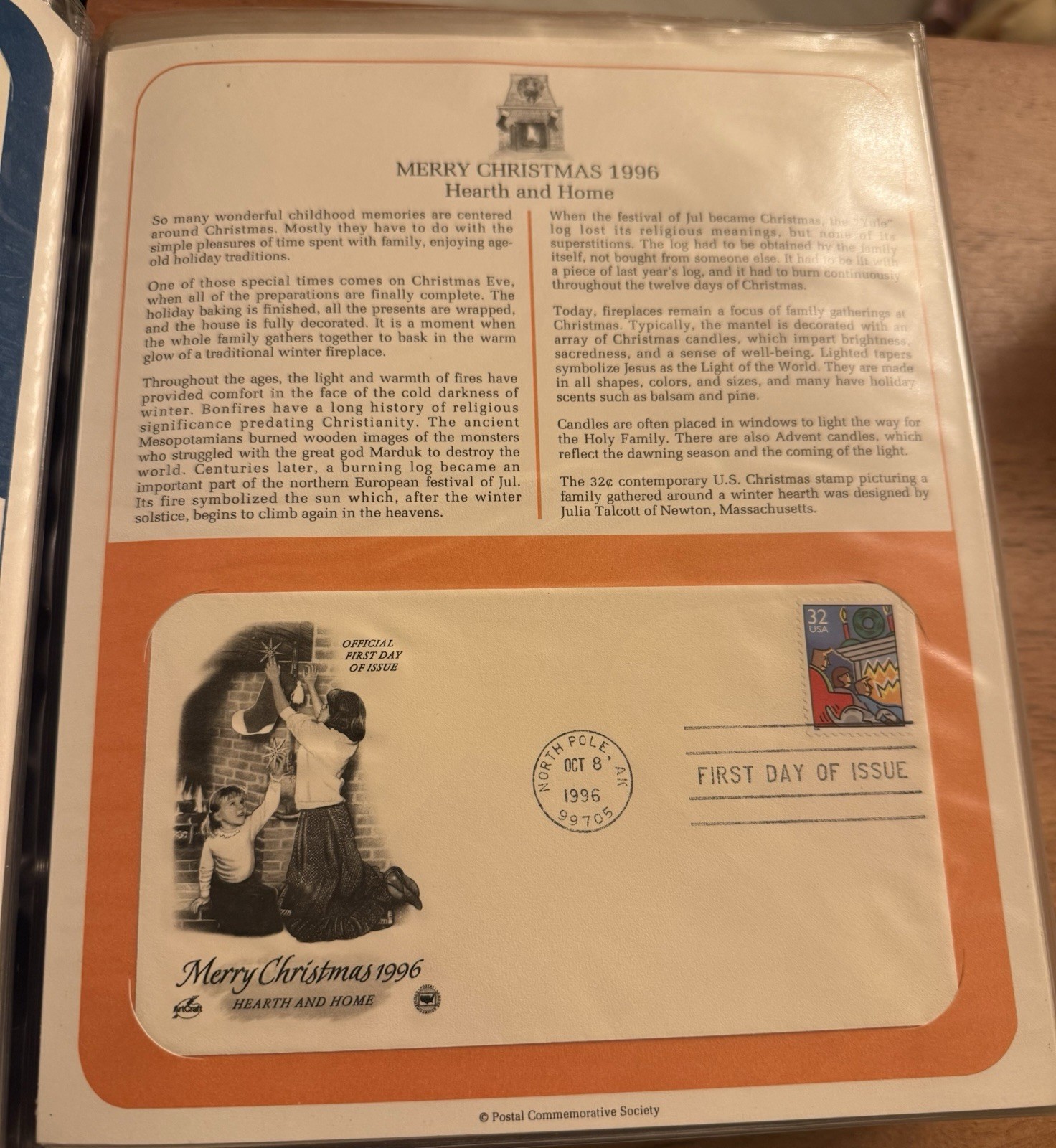 Postal Commemorative Society Binder w/ U.S. First Day Covers 1996-1998 96 Covers