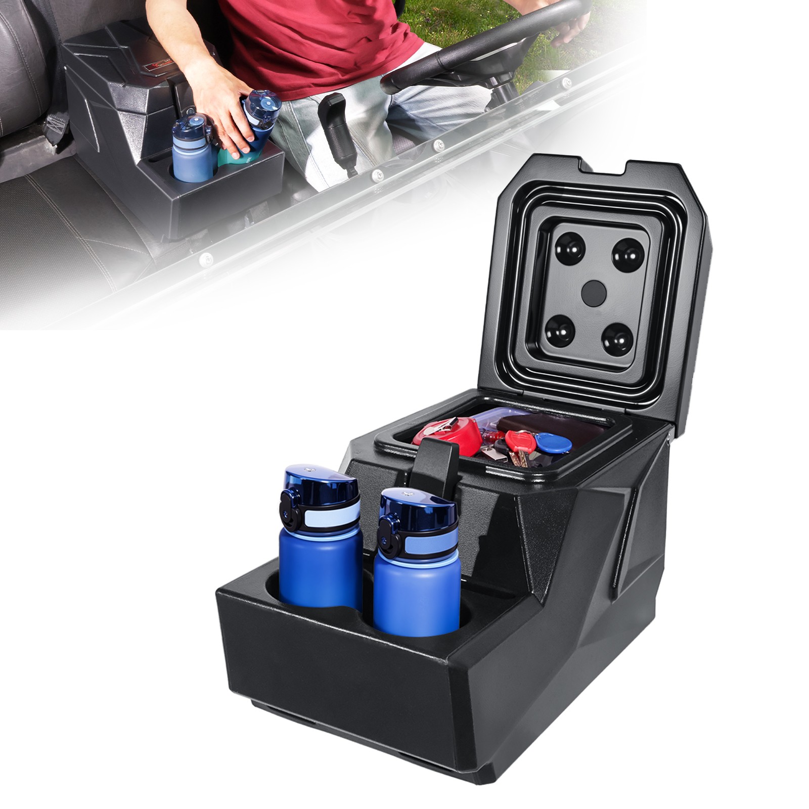 For Polaris Ranger 1000/ XP 1000/Crew XP 900/ 570 UTV Center Console Armrest Box