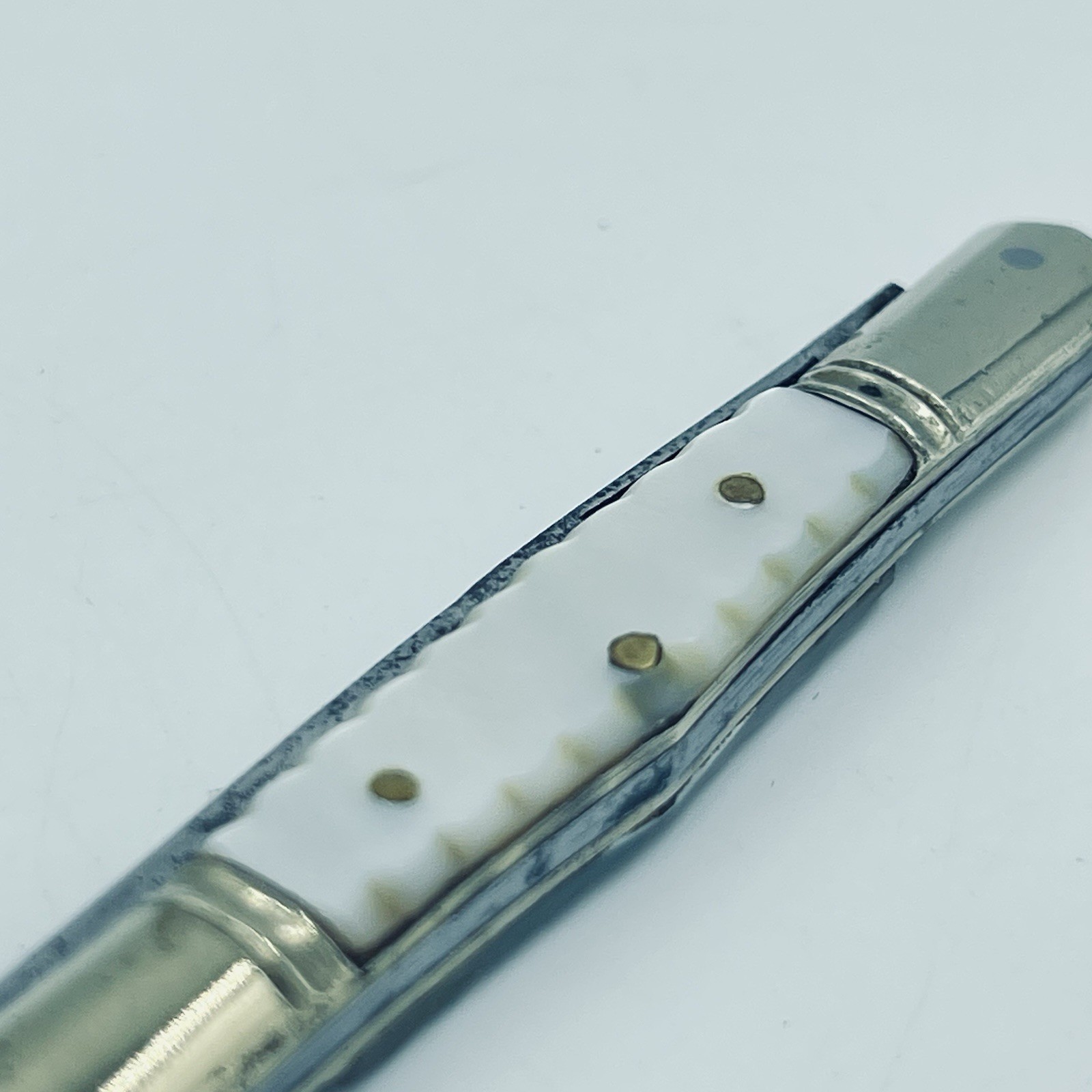 Vintage United Cut Co Germany Carved Pearl Pen Pocket Knife