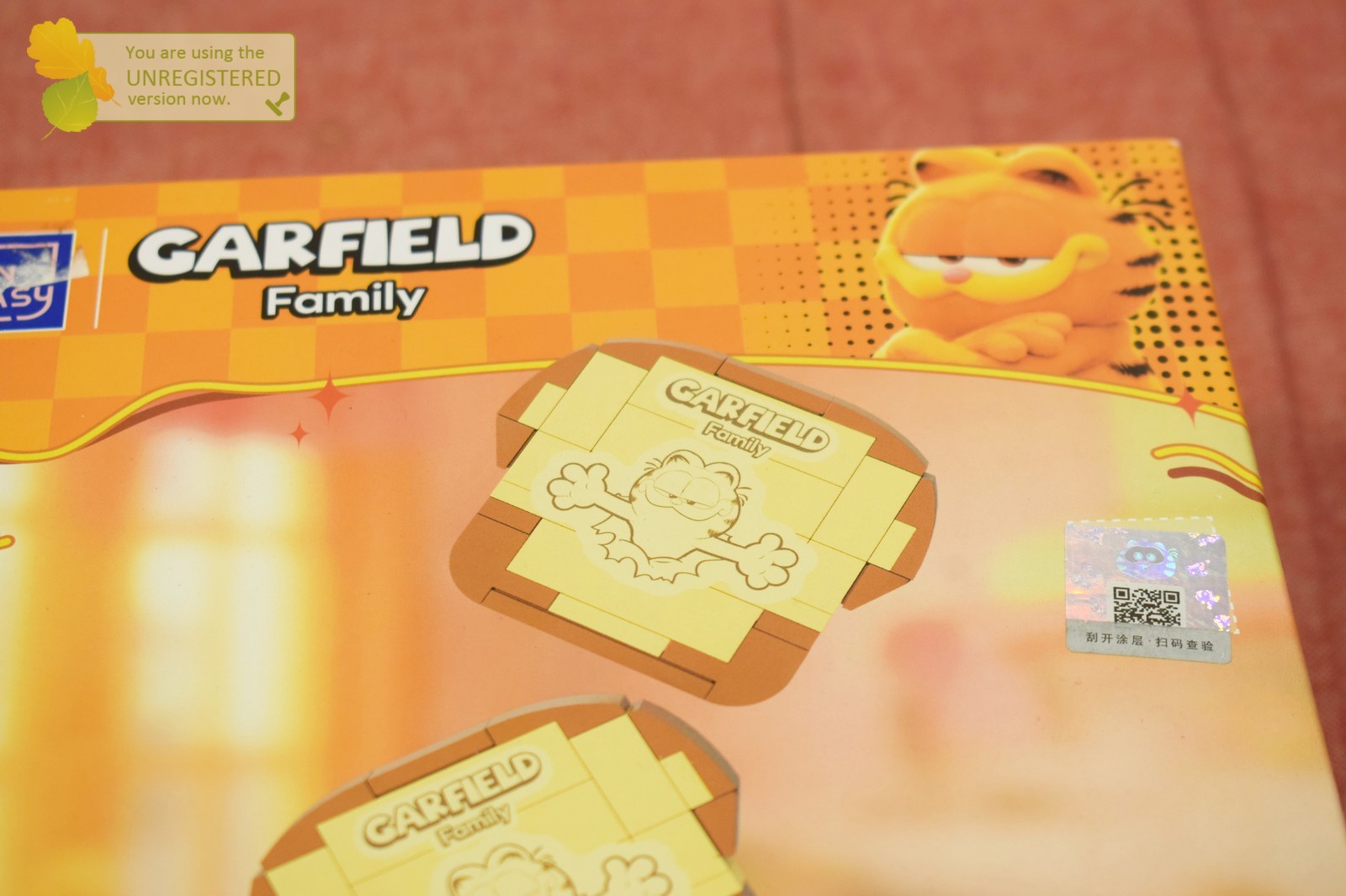 Pantasy Garfield Family Garfield Toaster Buildable Brick Block Set 86811 #