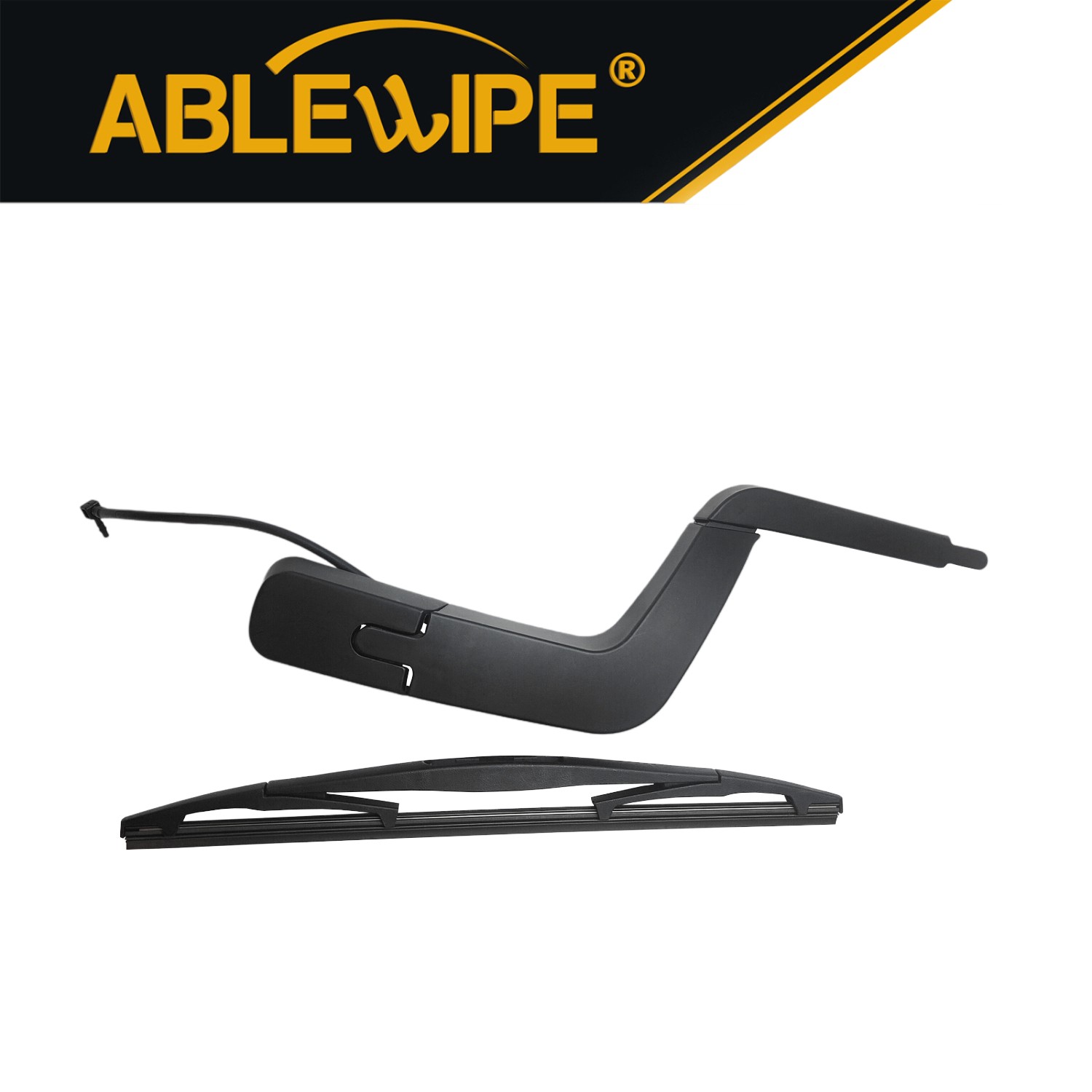 ABLEWIPE Rear and Arm Wiper Blade 12"+15" Fit for 2012-2007 GMC Acadia, 2pcs