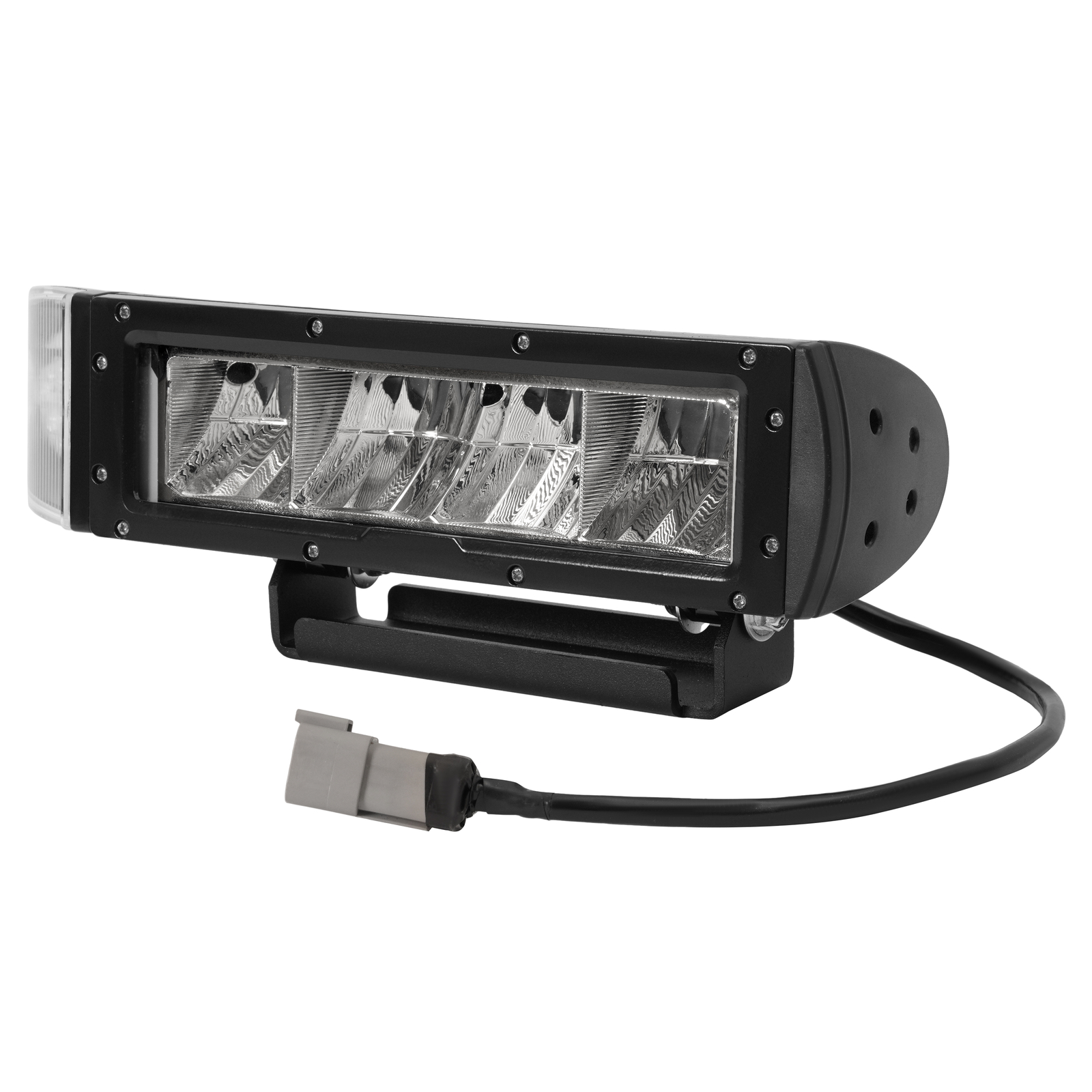 2PCS Universal Headlight Heated LED Plow Lights Replaces #1312100