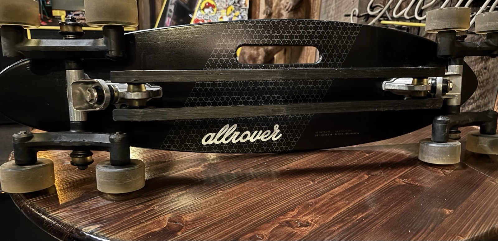 Allrover Stair Rover Skateboard 8-Wheel Stair Climbing Longboard All Rover