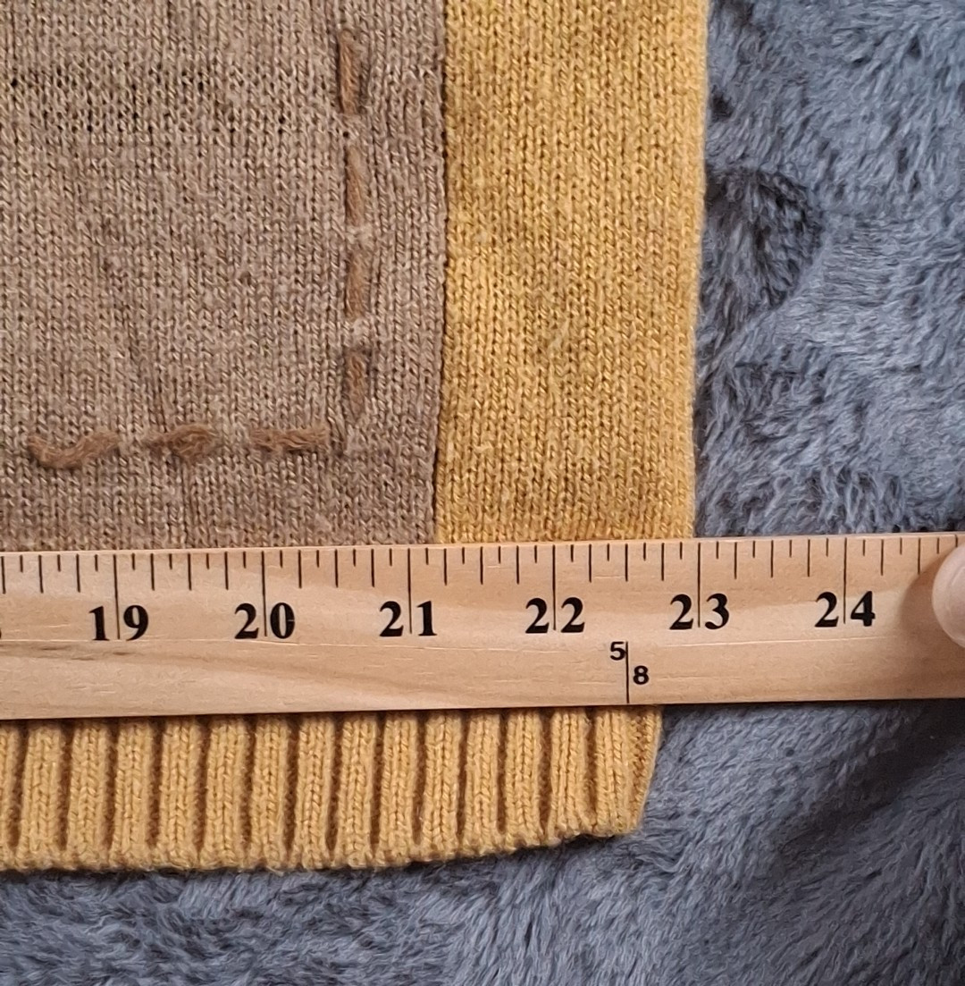 Vintage SouthPole 3D Chunky Knit Sweater Coogi Style Sz Large Y2k