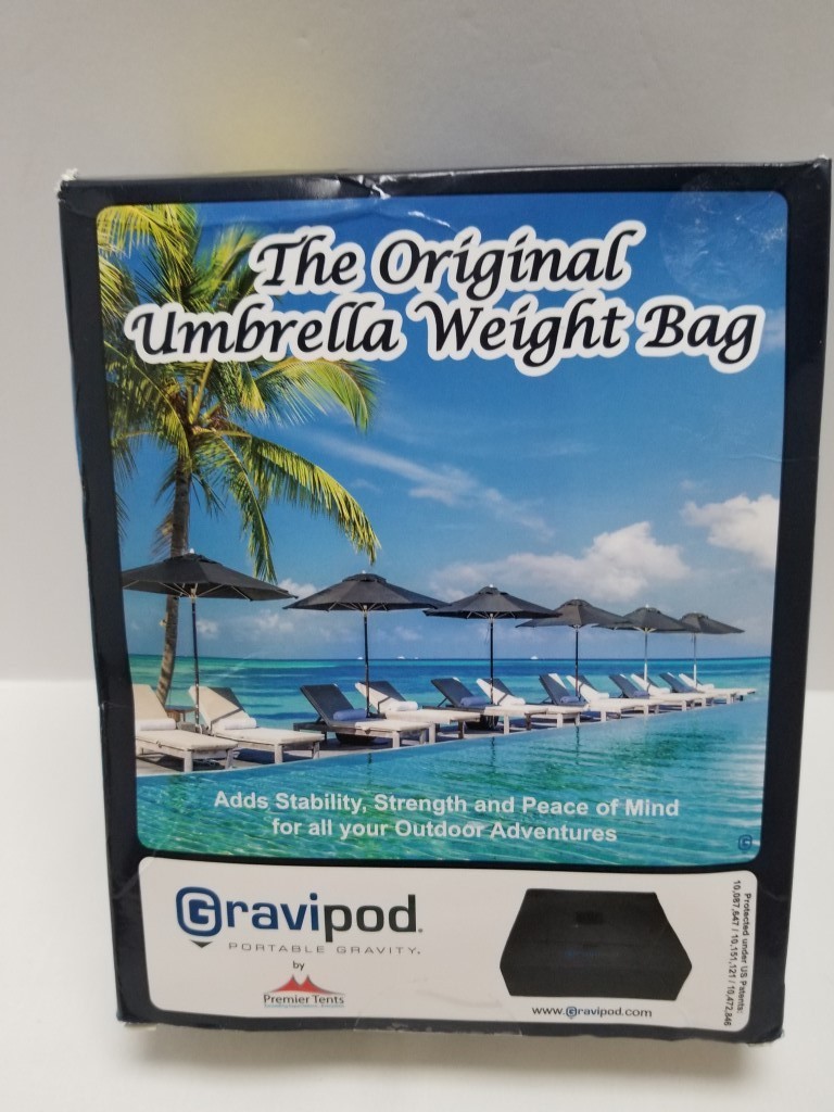 Square Umbrella Base Weight, 18 inches, Up to 88 lbs, Fits Any Offset, Cantileve