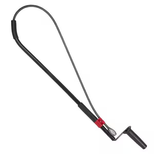 Husky 3 ft Toilet Drain Snake Auger for Clog Removal