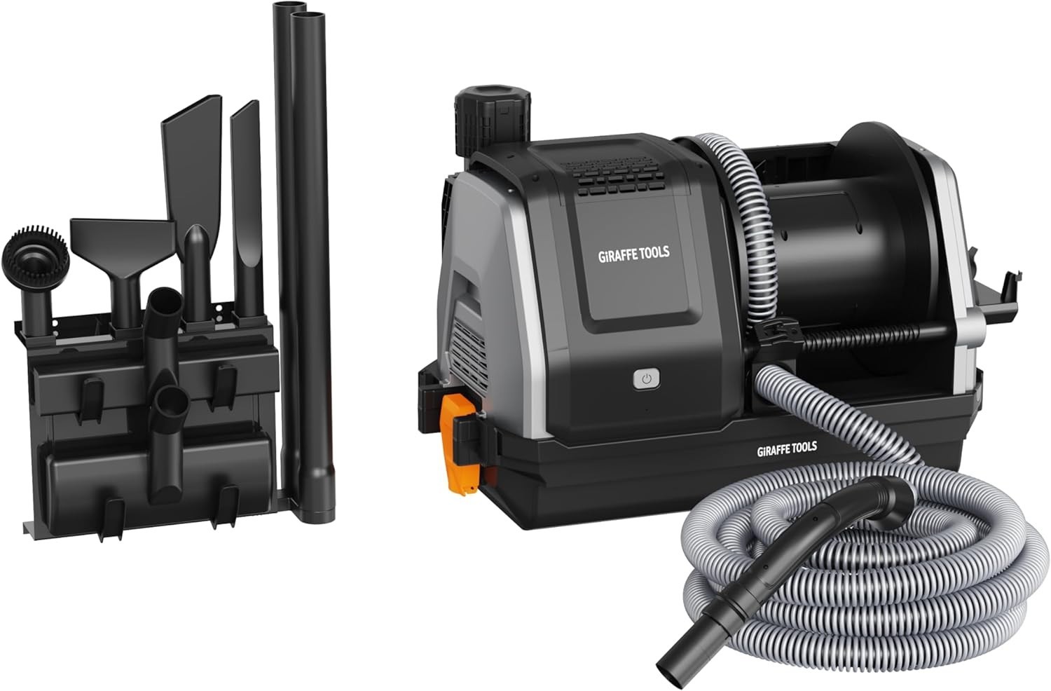 Giraffe Tools Wet Dry Vacuum Cleaner with 30FT Retractable Hose Wall mount 1200W