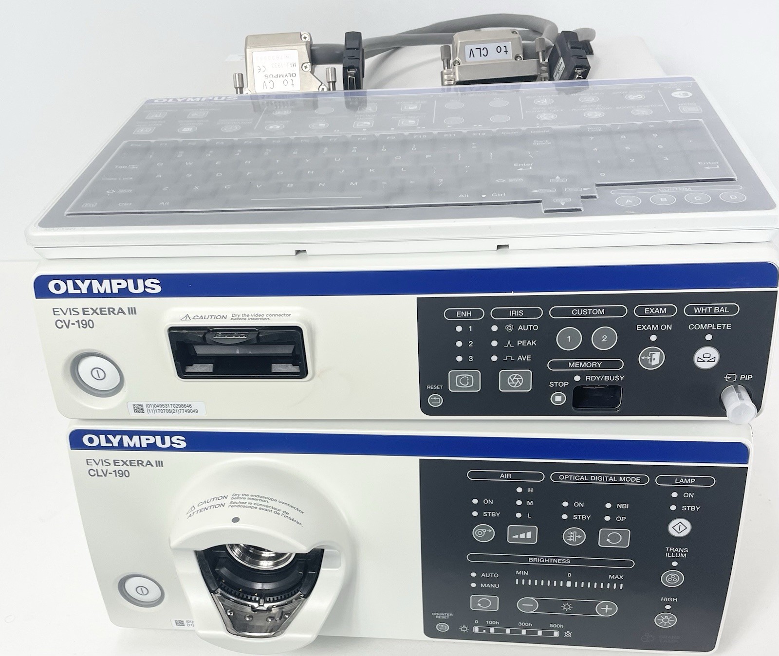 Olympus CLV-190 and CV-190 Light source and Video Processor Suitable for 190 Ser