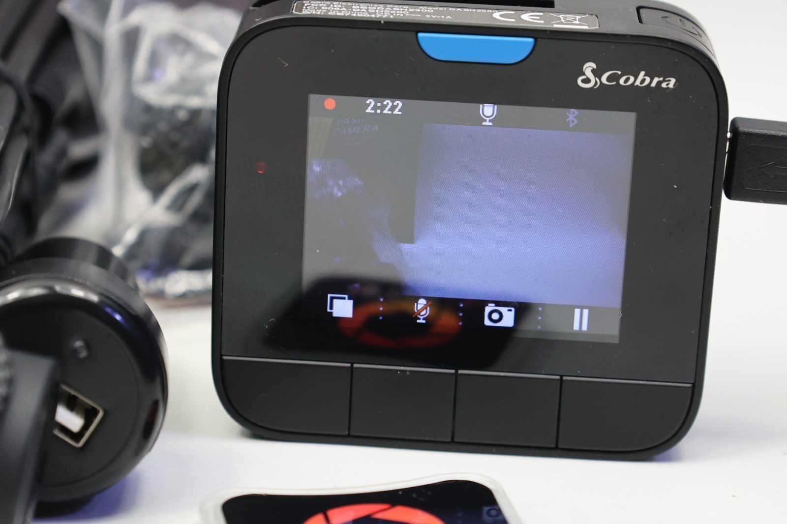 Cobra Dash2300 Drive HD Dash Camera - Incomplete - Parts or Repair - Pre-Owned