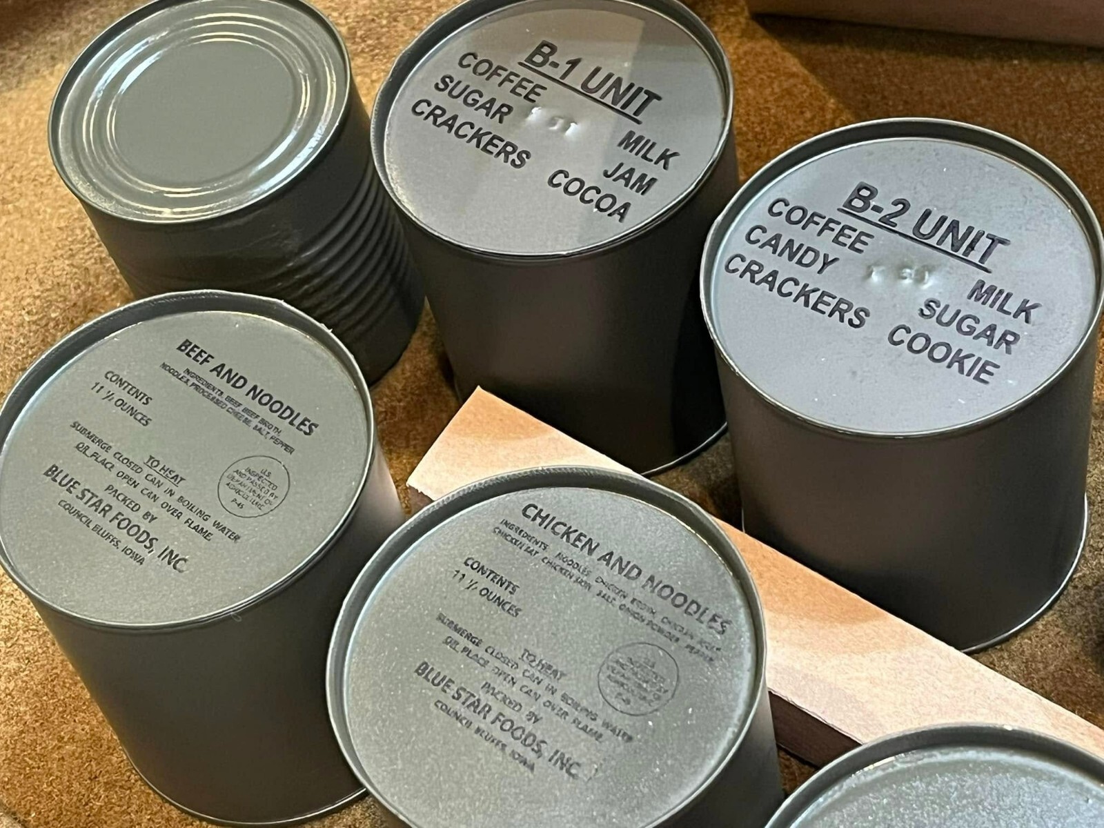 US Korean War Ration, Combat, Individual - Fully Edible Reproduction Ration