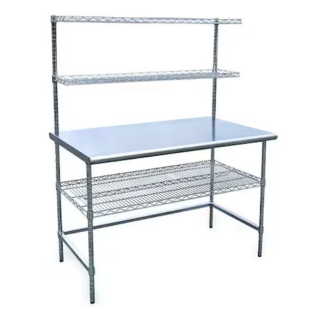 Zoro Select 4Uen5 Workbench,Ss,60" W,30" D