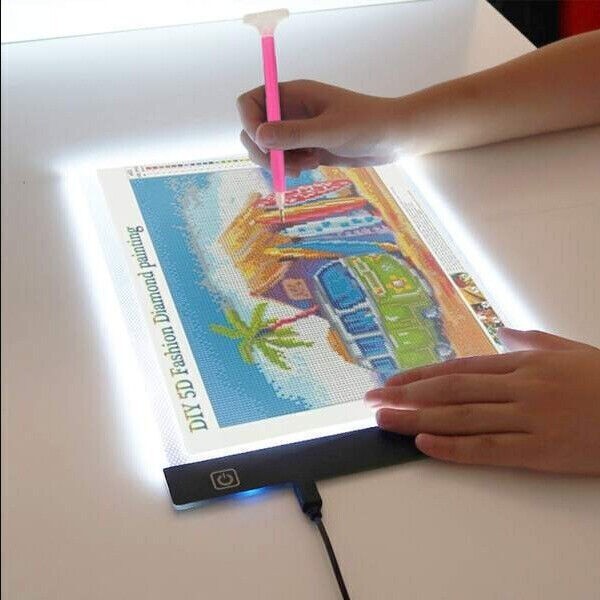A4 LED Drawing Tracing Table Display Light Box Pad Artist Stencil Board Tattoo