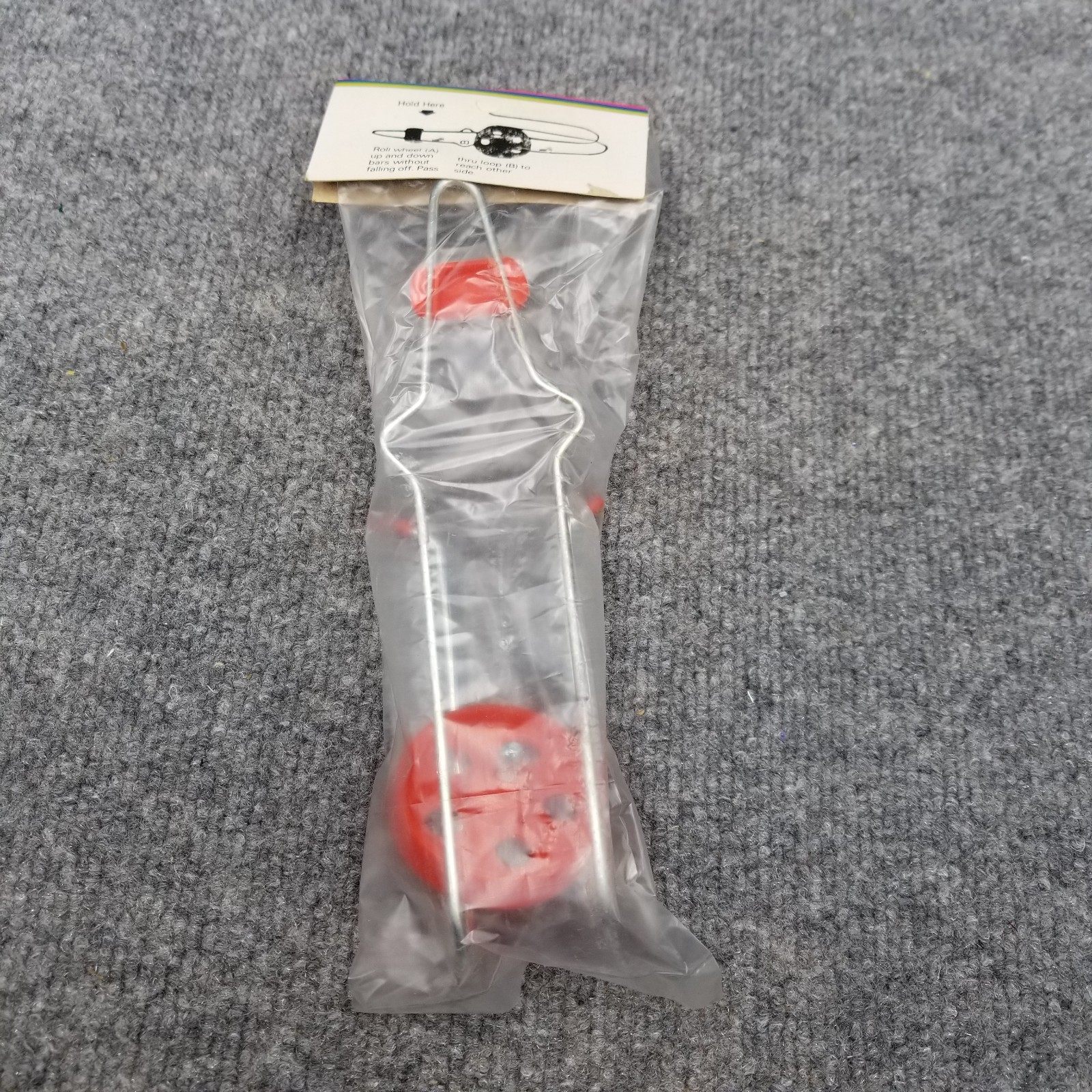 Vintage Magnetic Gyro Wheel Made In Taiwan Walking Wheel