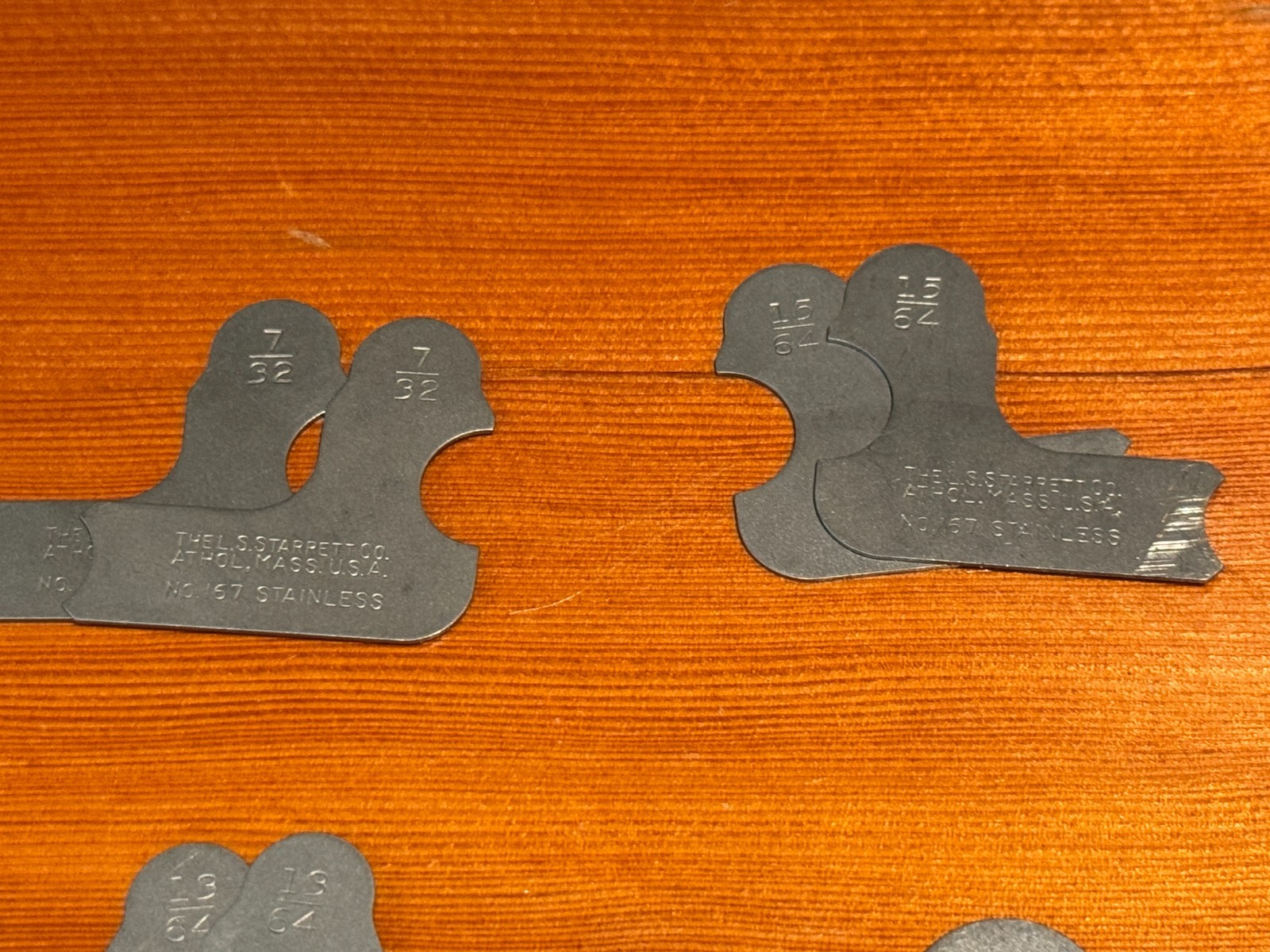 Genuine Starrett Radius Gage From No. S167C 1/32"-1/2"