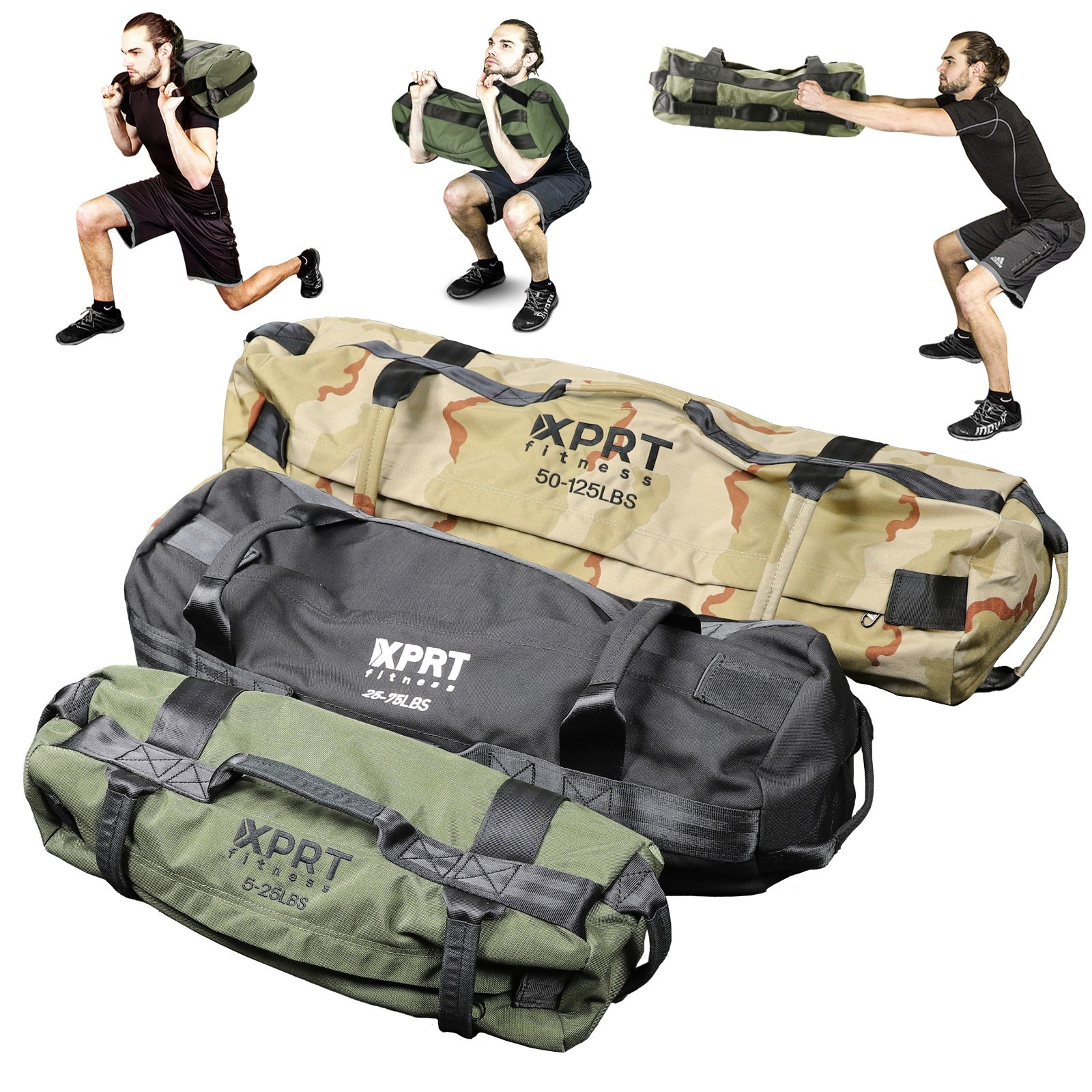XPRT Fitness Workout Sandbags Fitness Training Bag For CrossFit and Conditioning