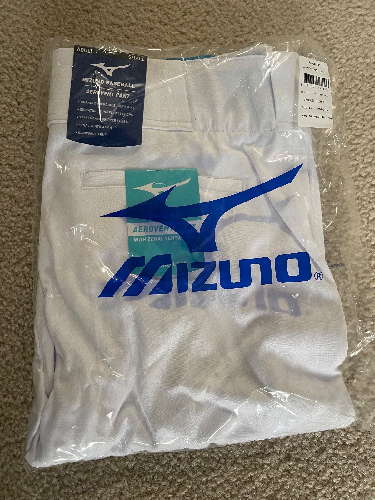 Mizuno Areovent Baseball Pants - Adult Men’s