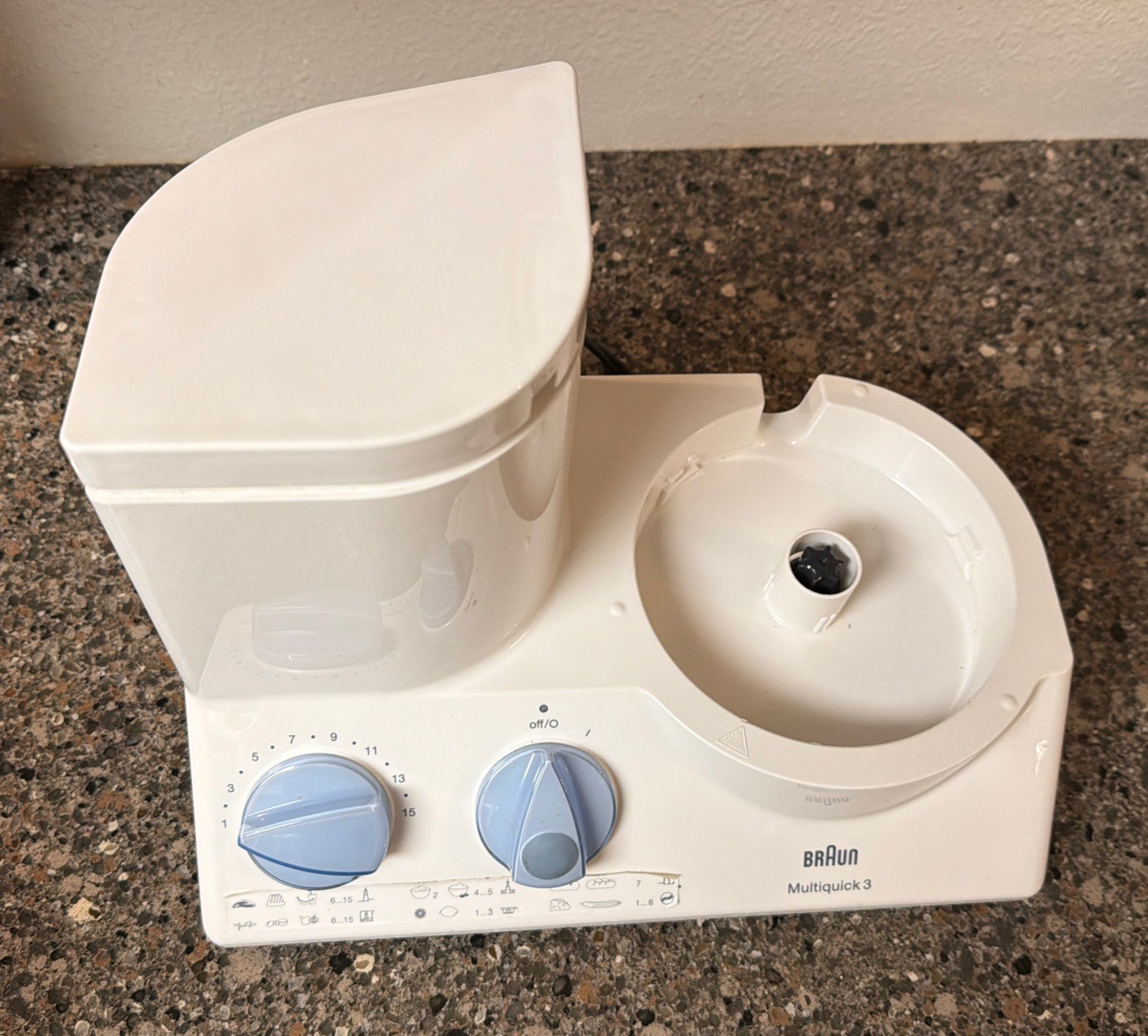 Braun Combimax 650 Food Processor 14 Speed K650 Motor Base Only Great Condition