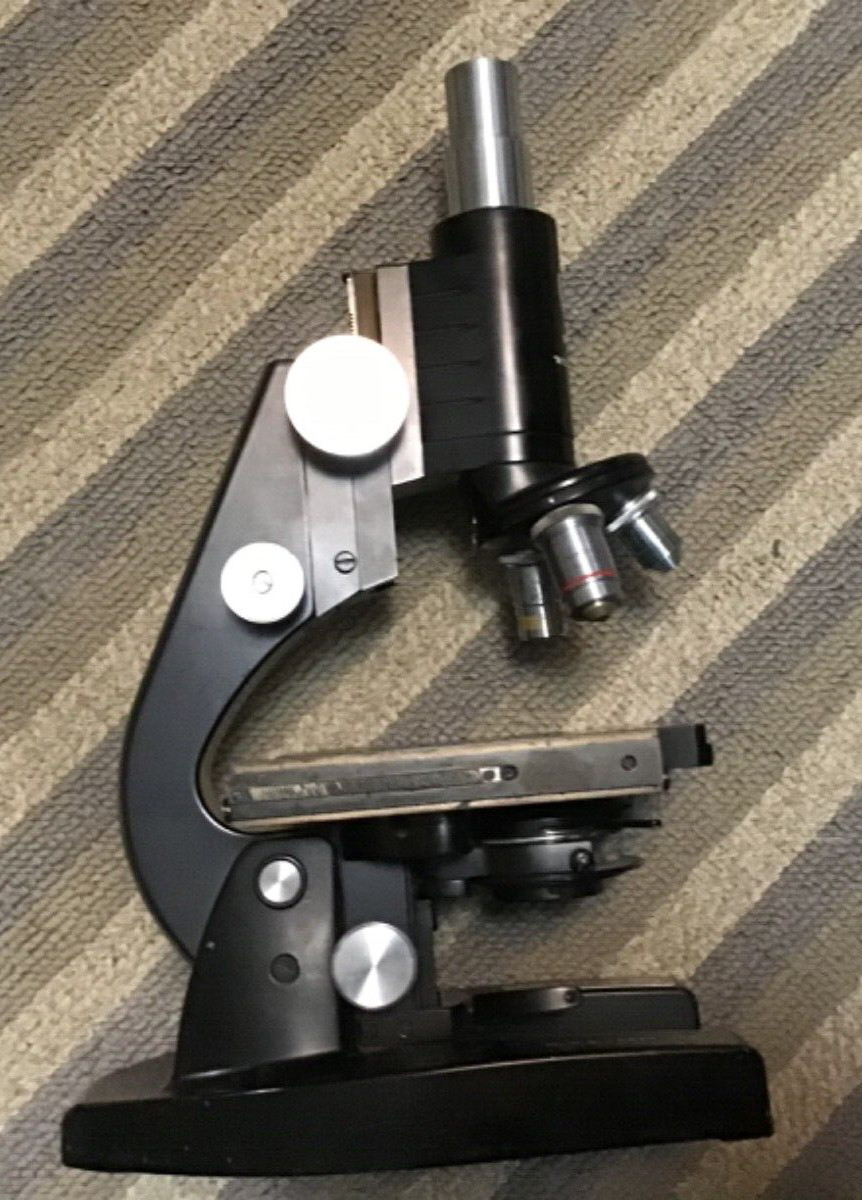 Old AO Spenser Microscope~Queens Hospital Center New York,NY~Rare Science Device