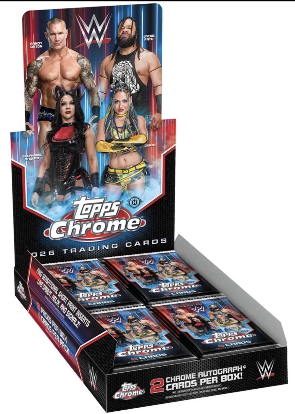 2026 Topps Chrome WWE Hobby Box Presale